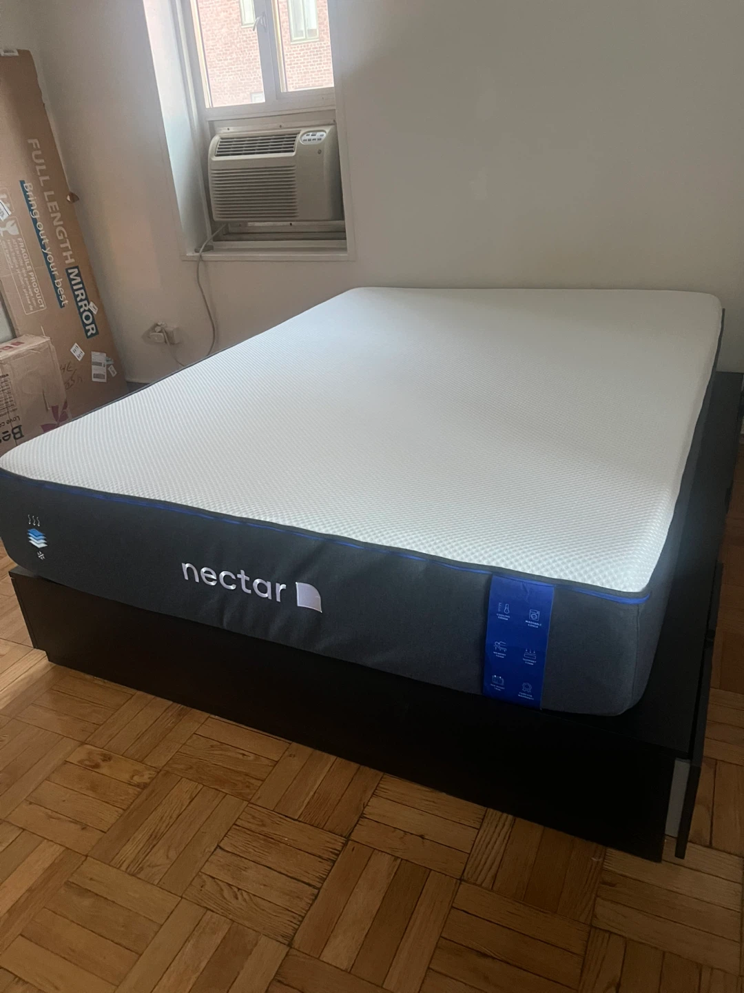 Nectar Queen Mattress and IKEA bed frame