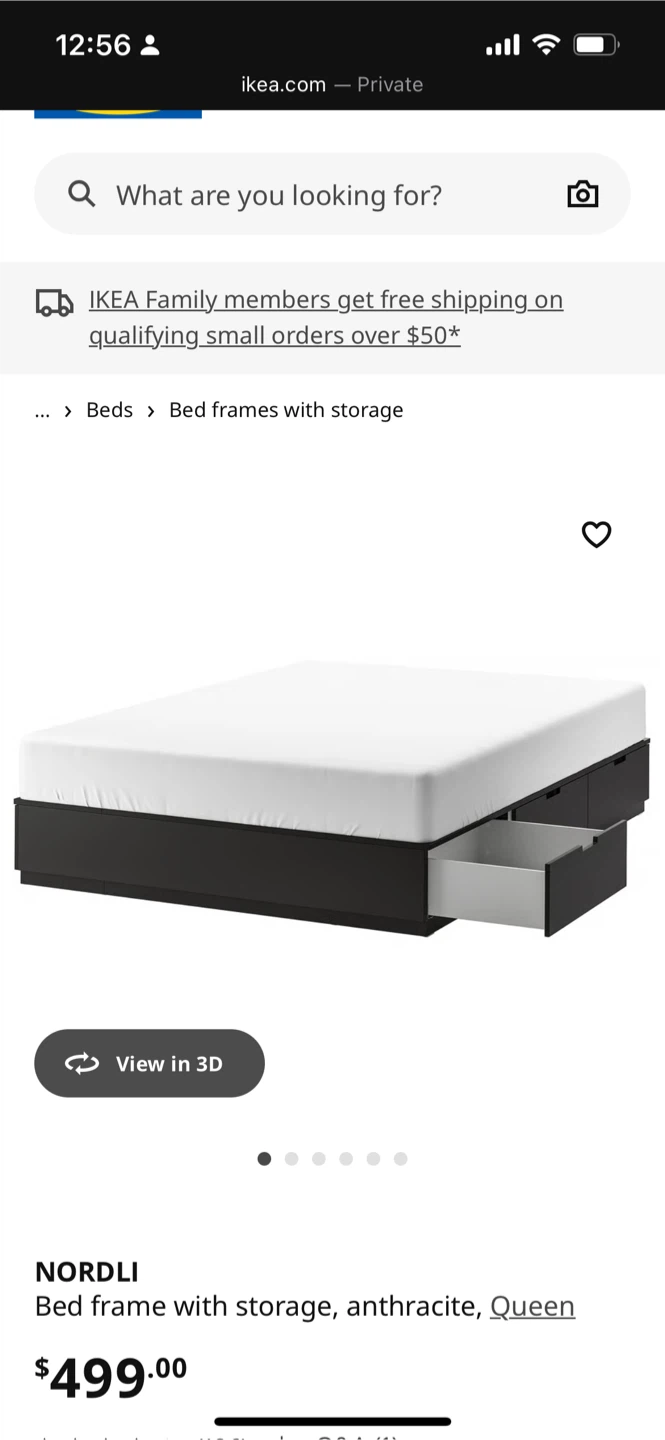 Nectar Queen Mattress and IKEA bed frame - photo 4