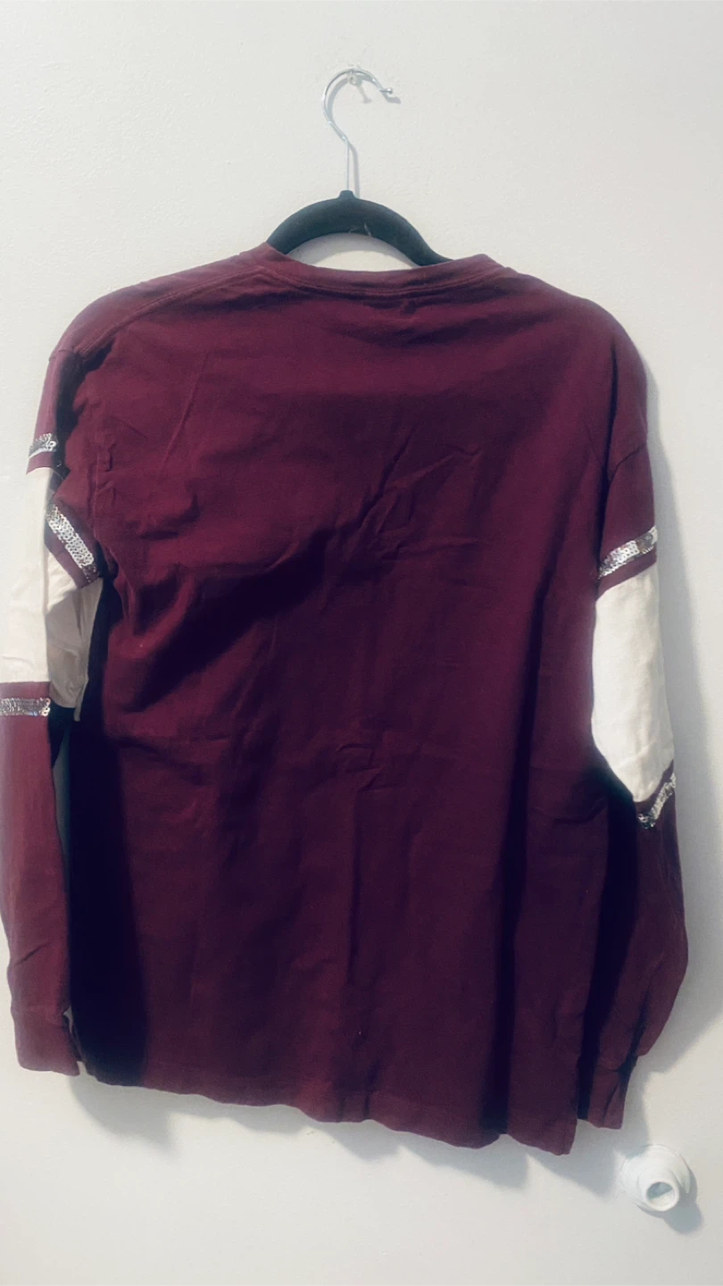 Victoria Secret cotton bling sequin y2k top - photo 5
