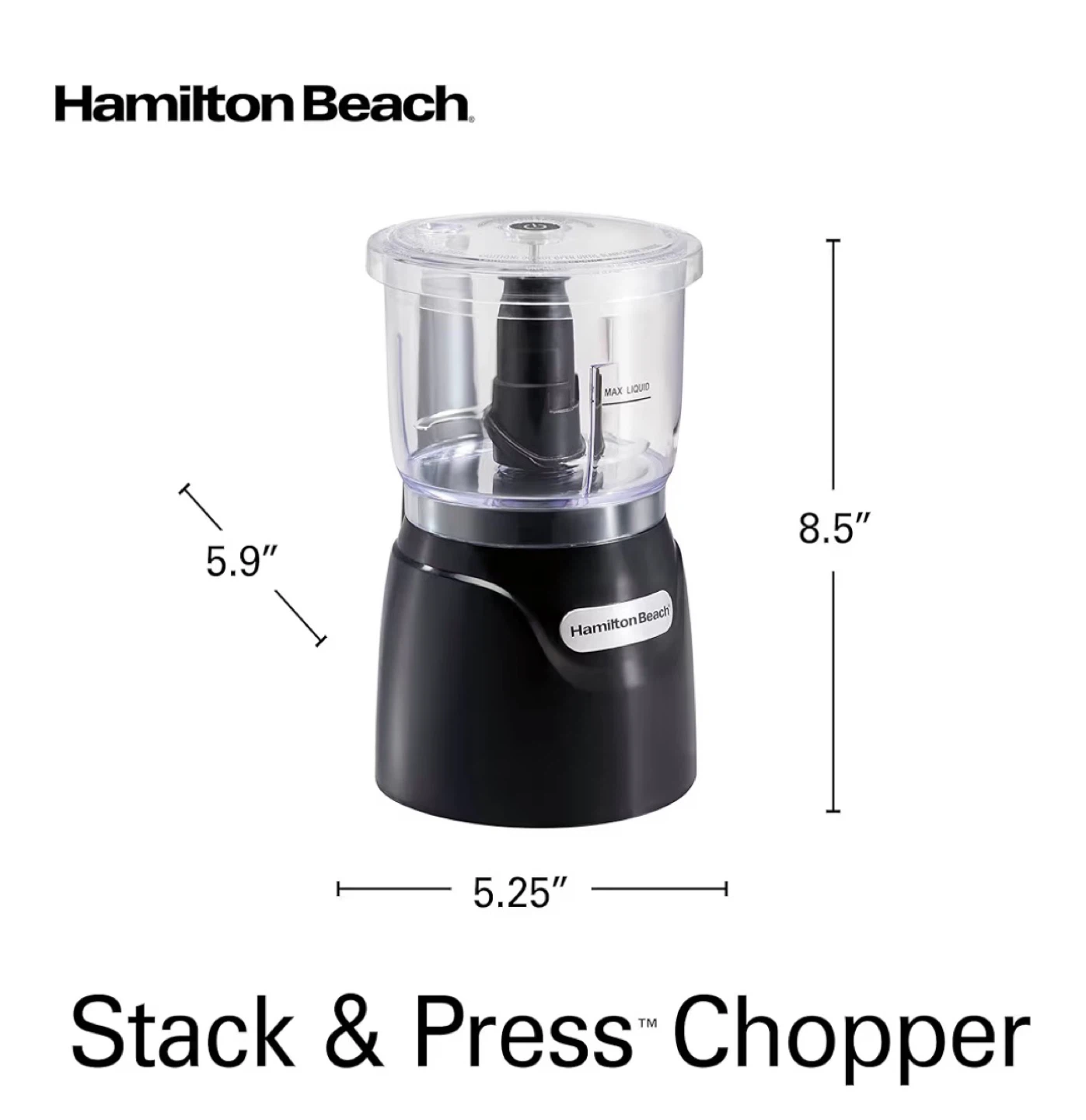 Hamilton Beach Electric Vegetable Chopper & Mini Food Processor - photo 2