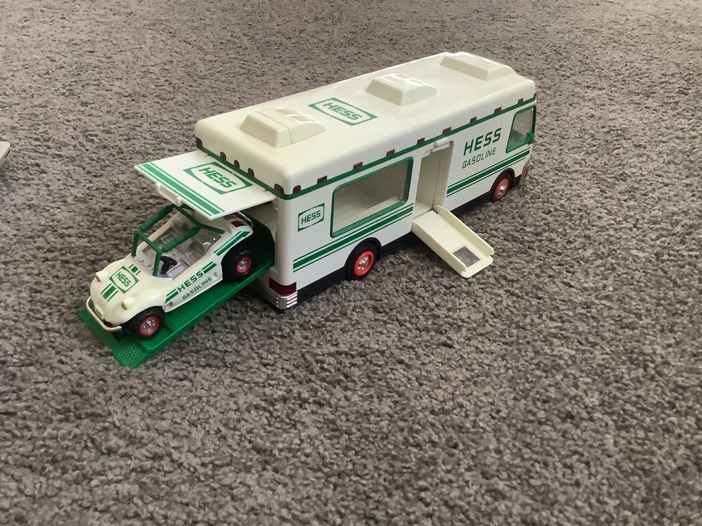 Hess Gasoline RV Toy with Race Car