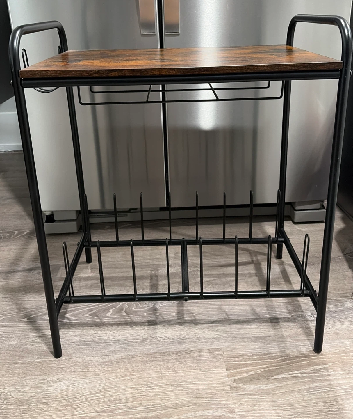 Vinyl Stand with Headphone Holder