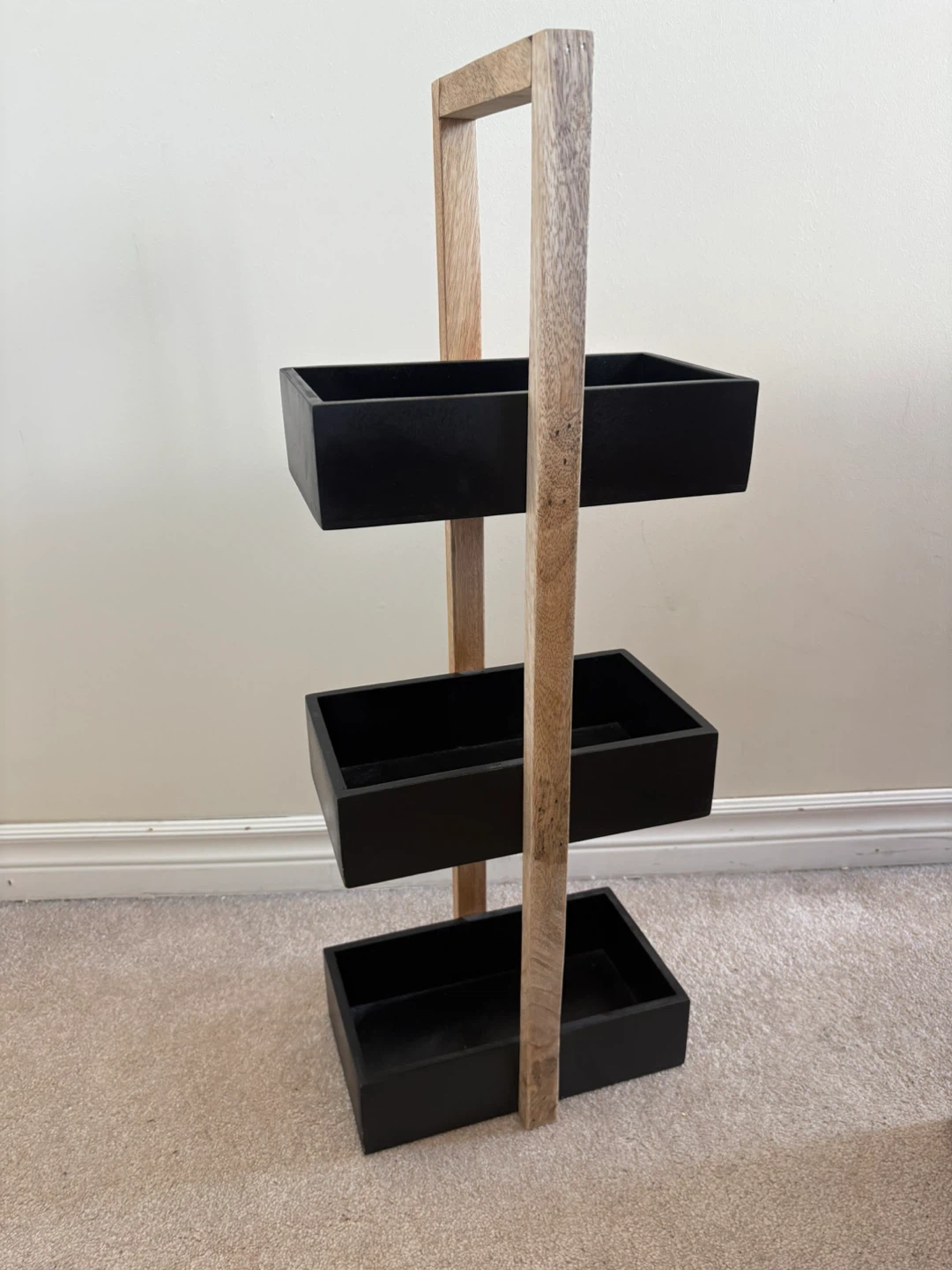 3-Tier Caddy with Wooden Frame - photo 2