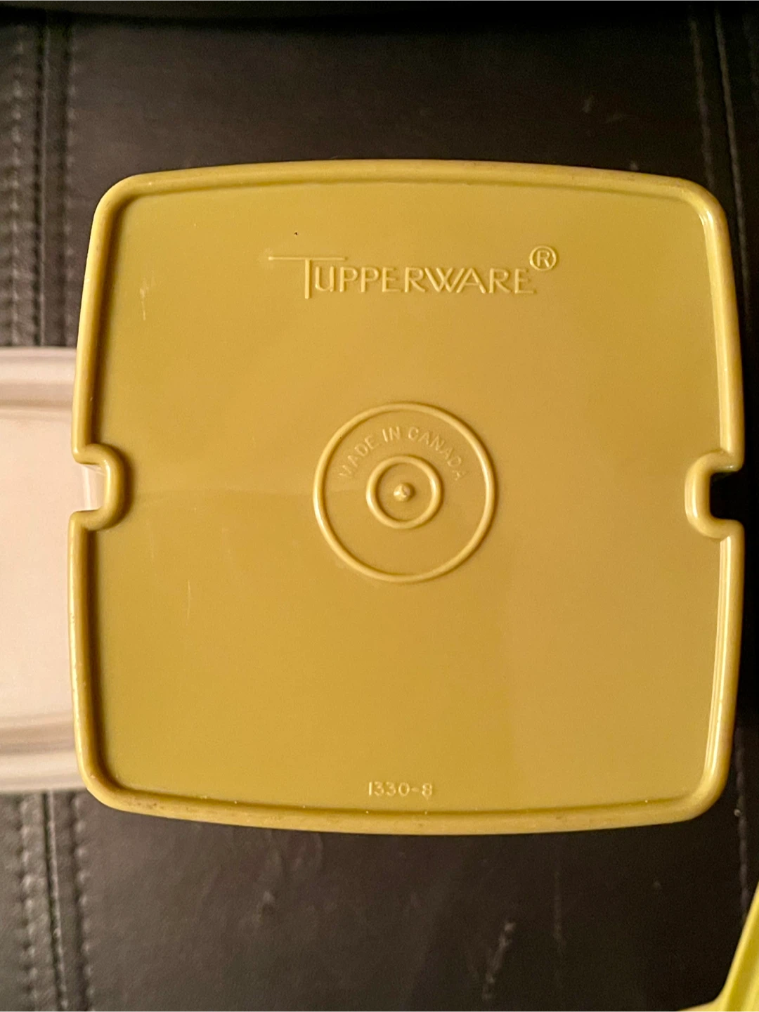 Vintage Tupperware Pickle Storage with Strainer Insert - photo 3