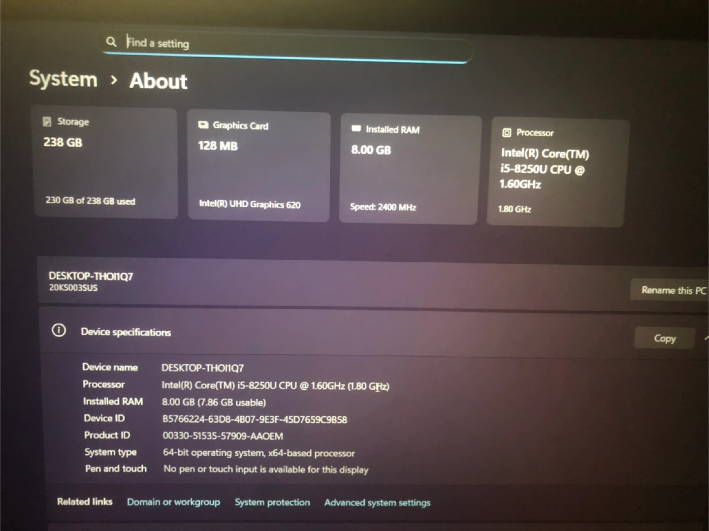 Lenovo ThinkPad Laptop with Intel Core i5 - photo 2