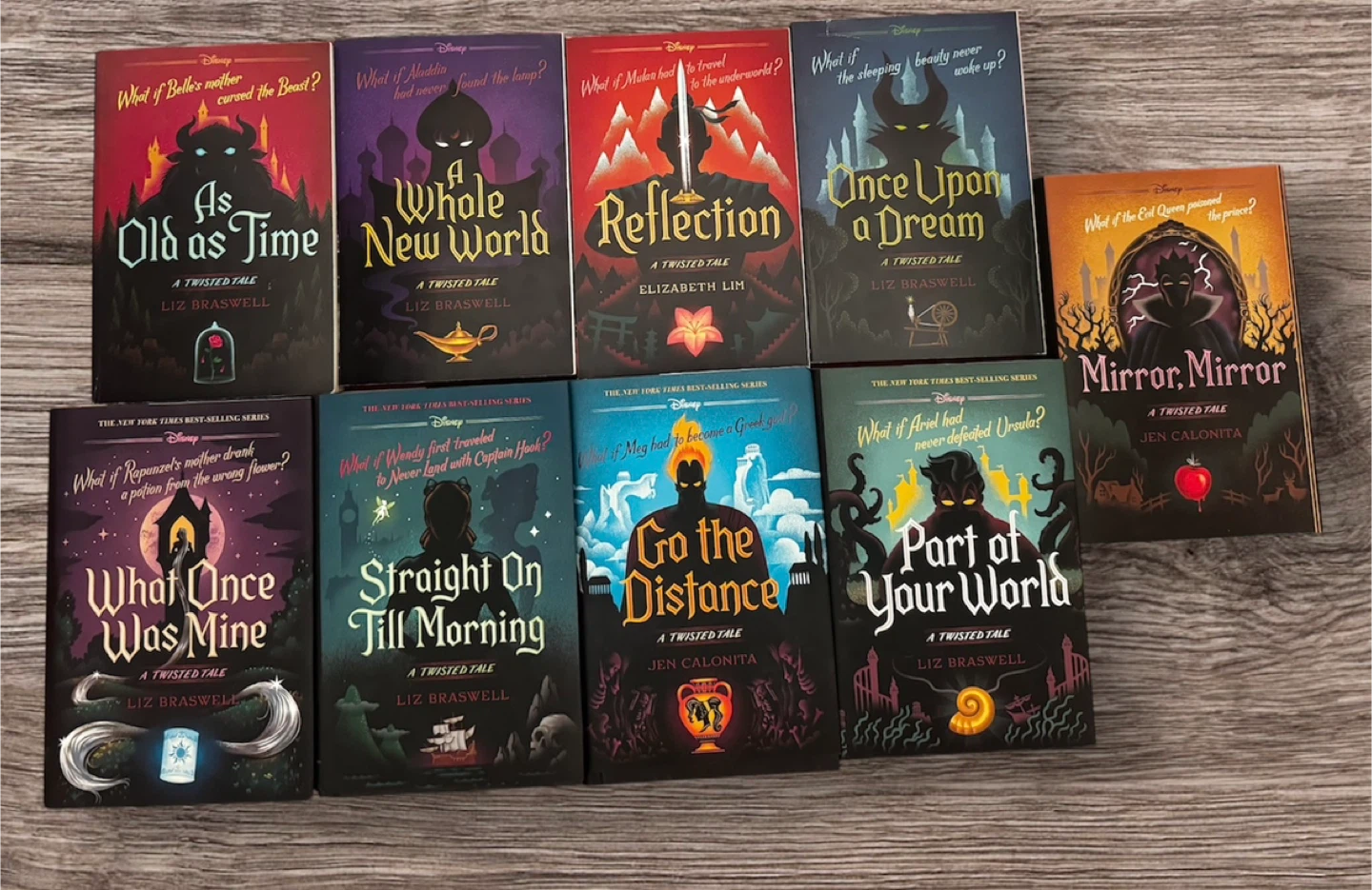Disney Twisted tales book lot