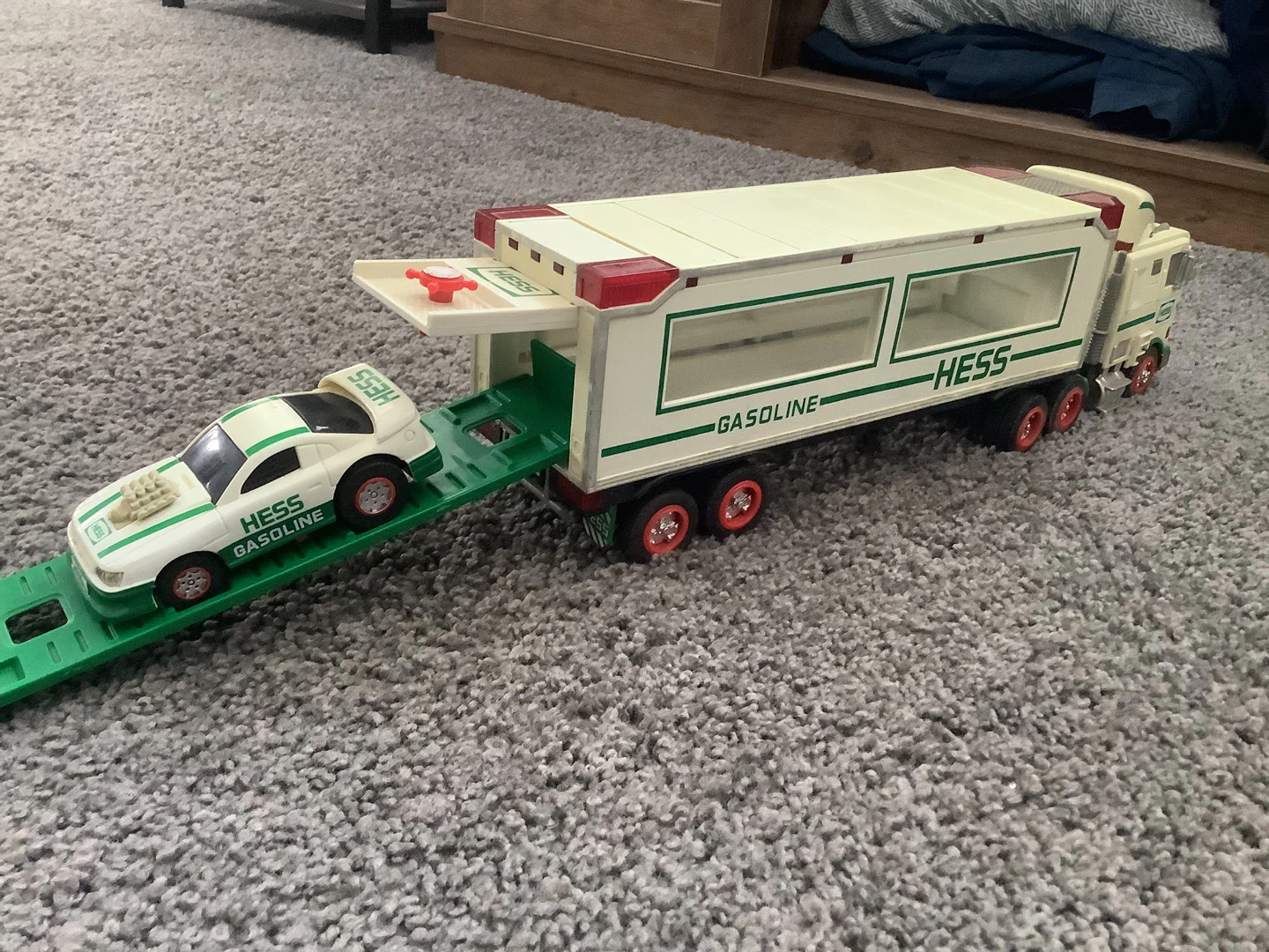 3 Vintage Hess Trucks
