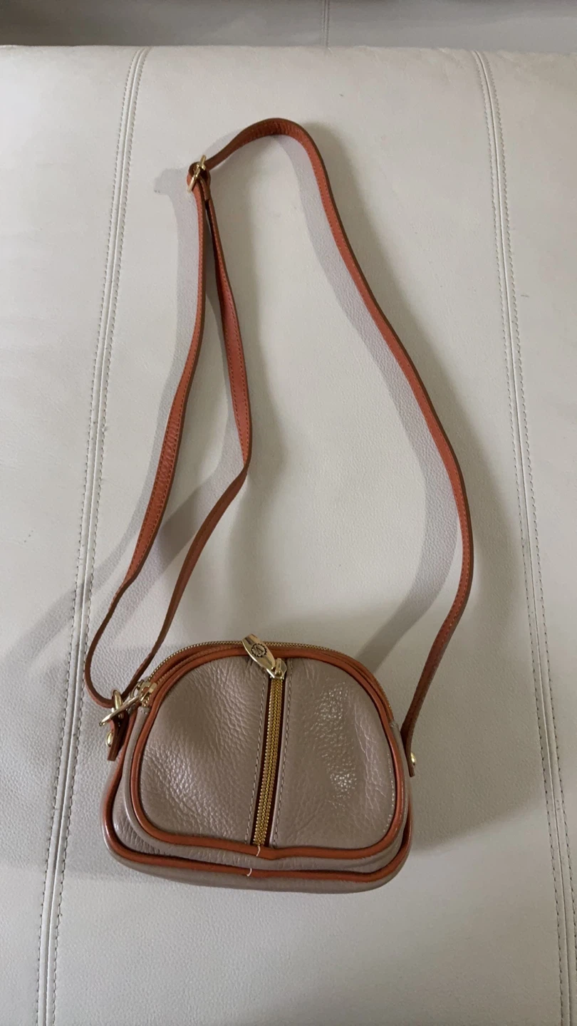Valentina Mini Leather Crossbody Bag