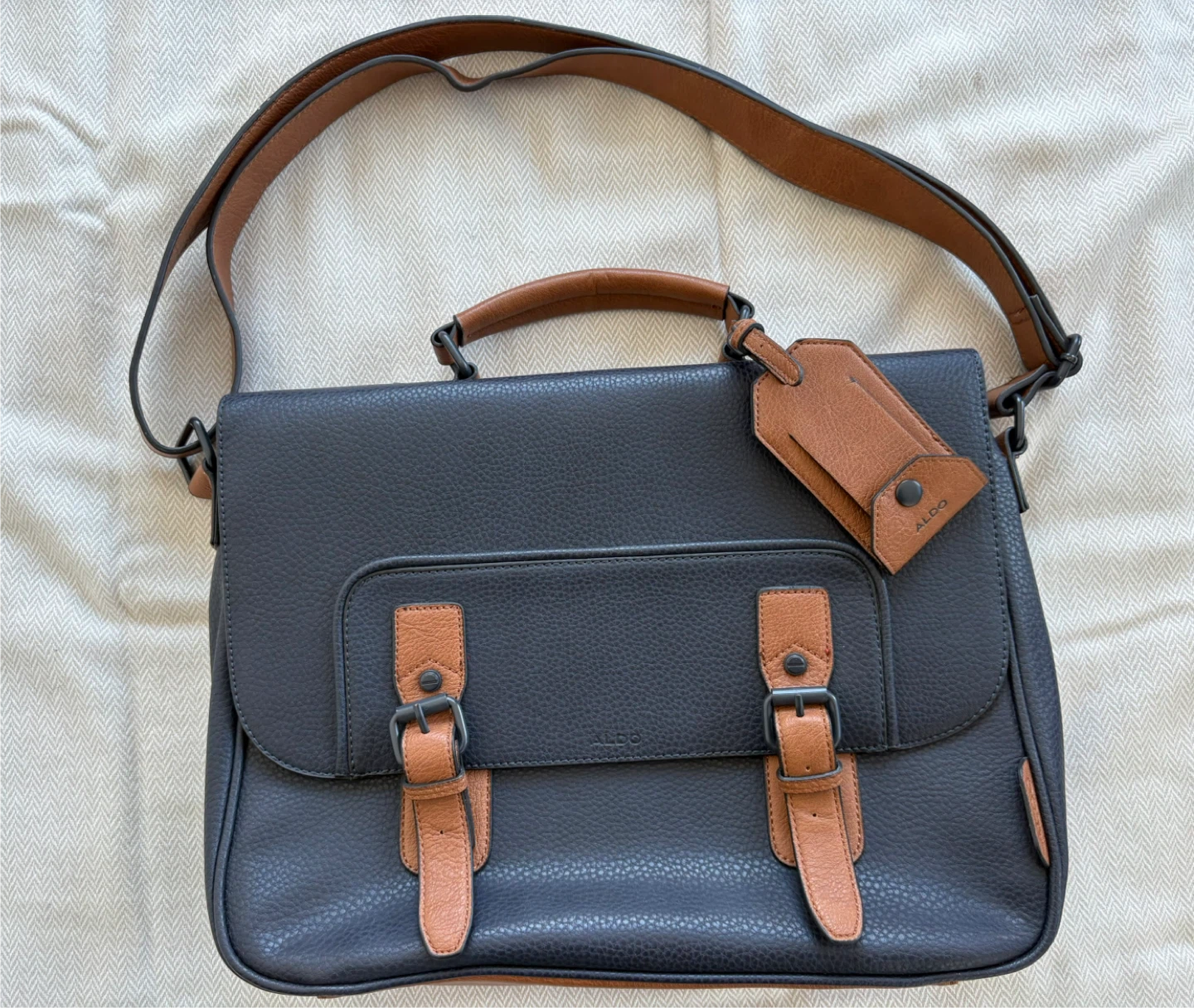 Navy Blue Aldo Messenger Bag
