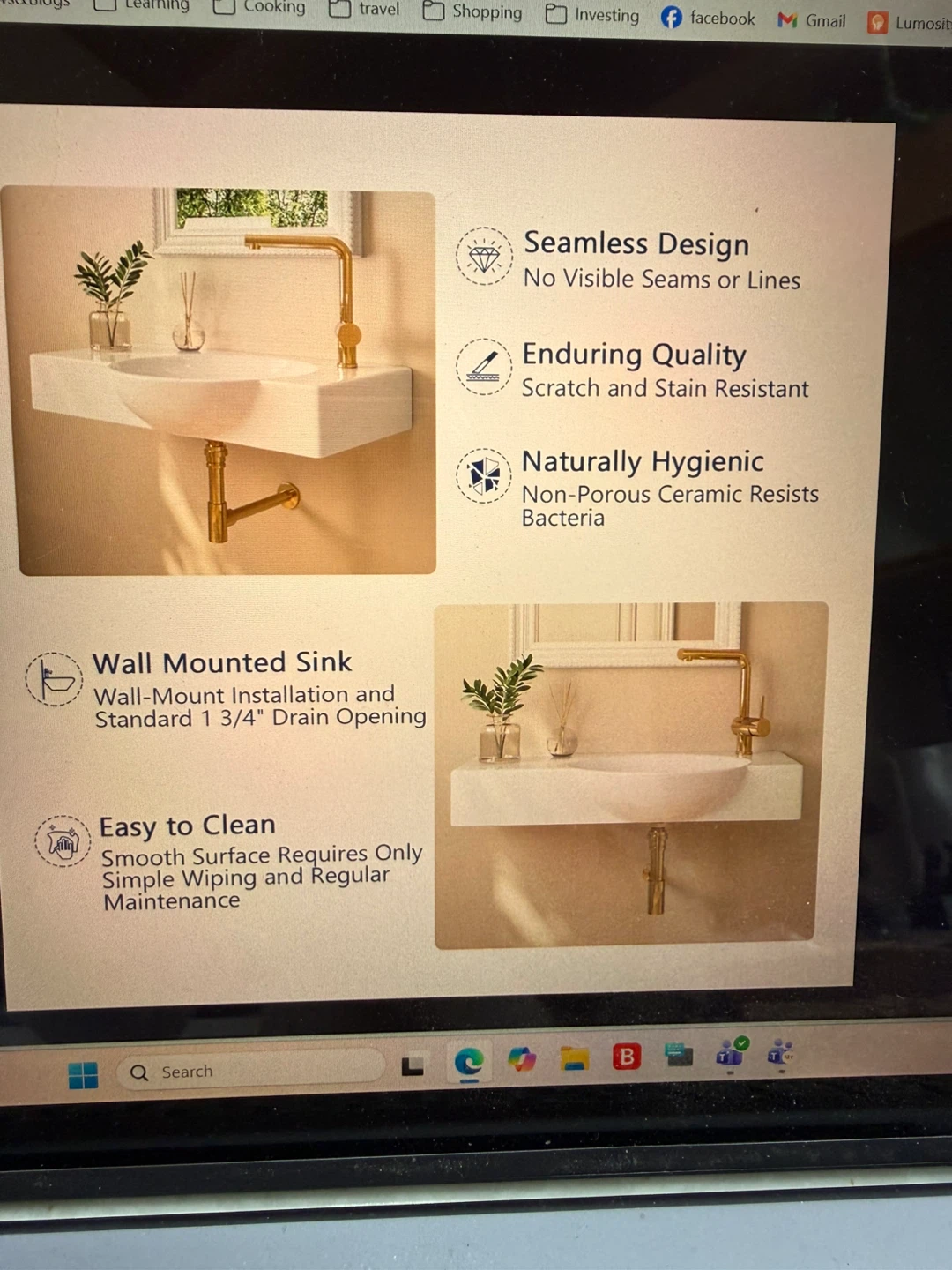 Wall-Mounted Sink - photo 2