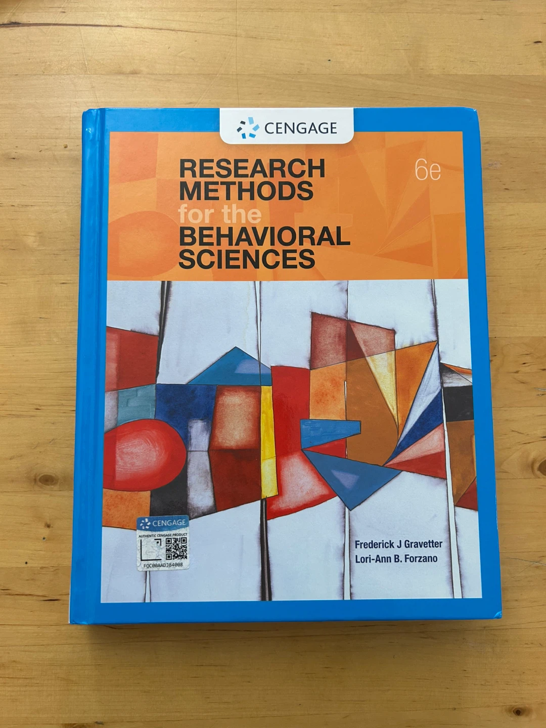 Cengage Research Methods for the Behavioral Sciences 6e Textbook