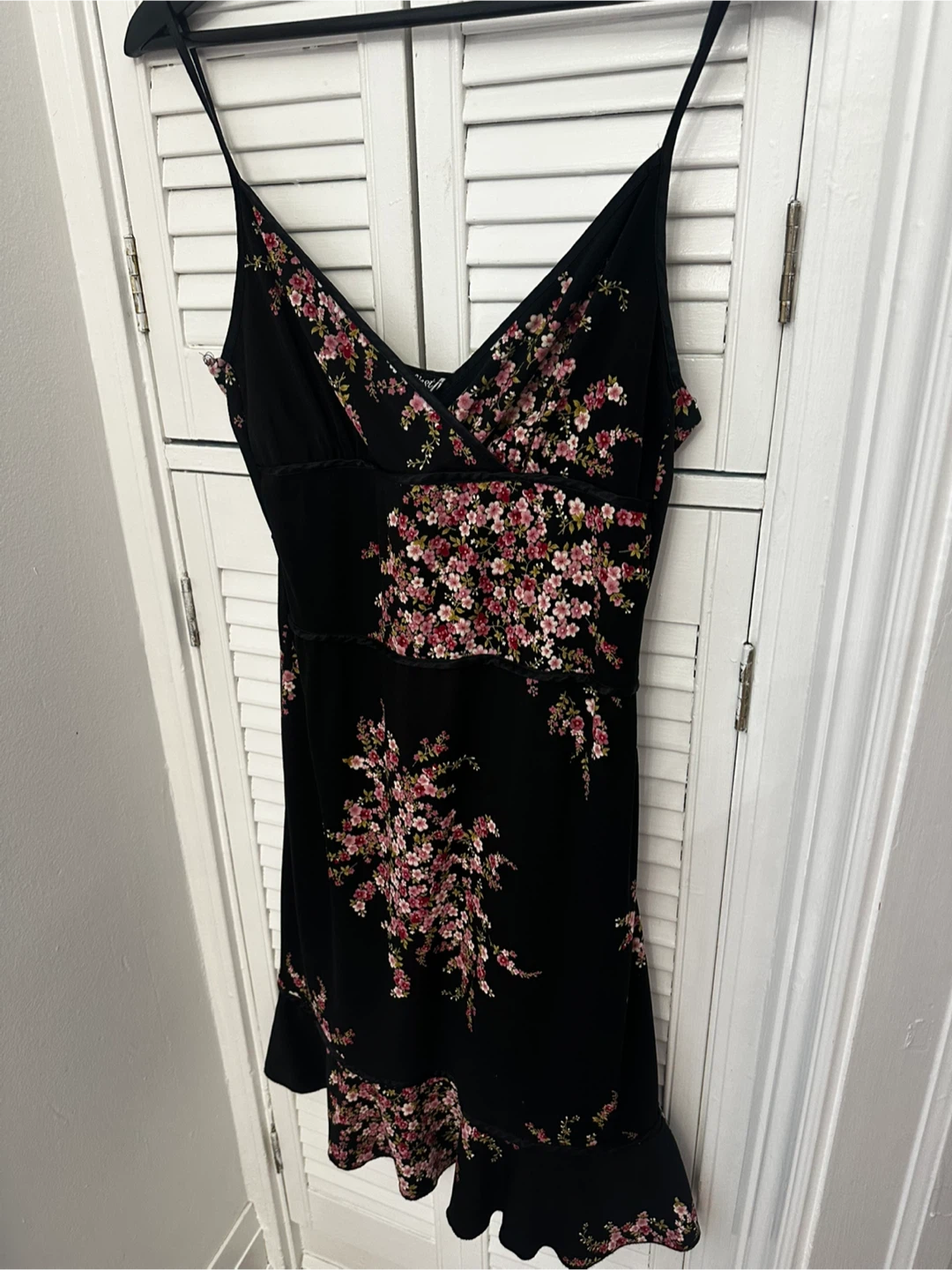 Y2K Black floral dress - photo 2
