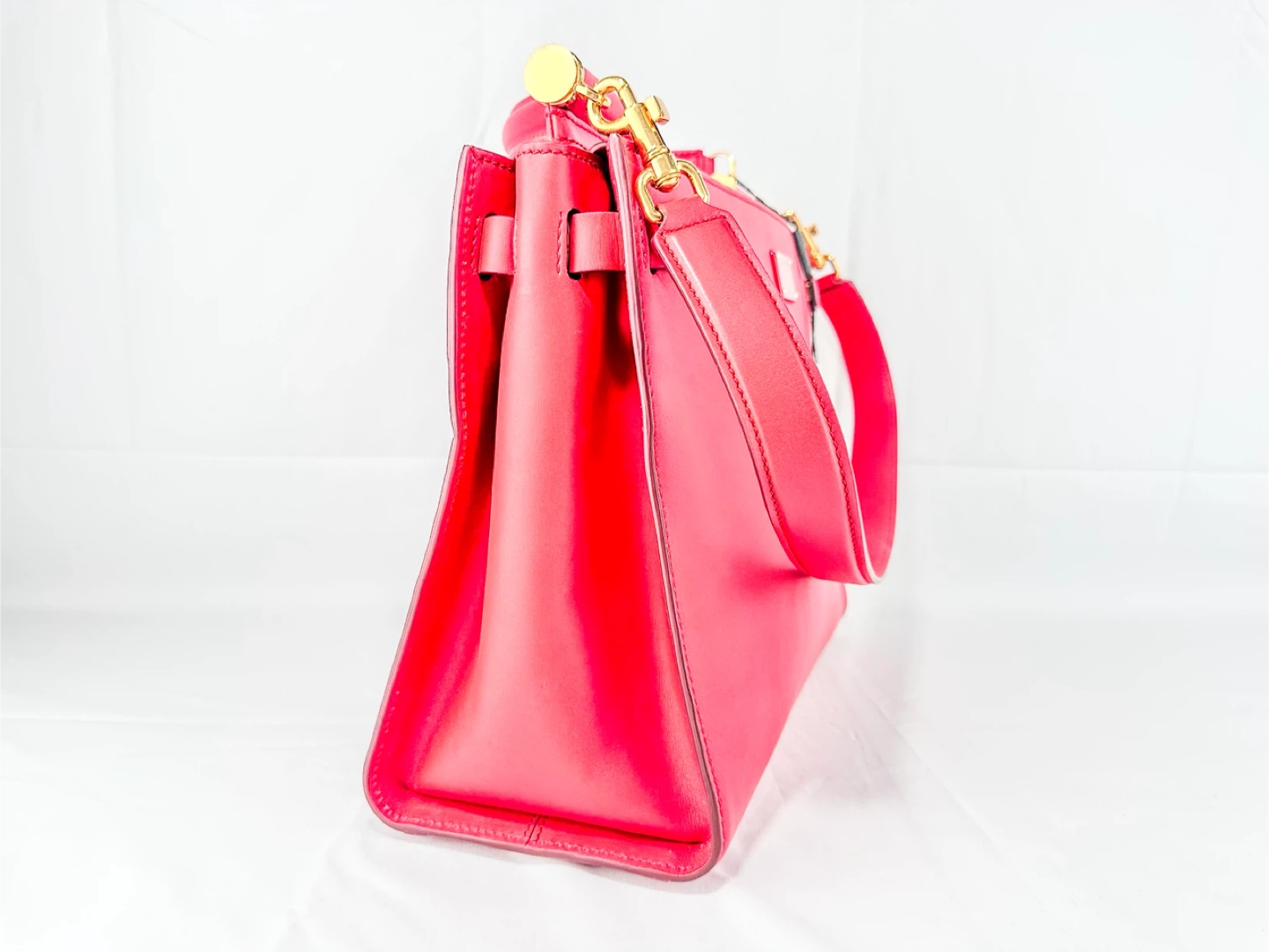 Dolce & Gabbana Sicily 62 Red Leather Top Handle Bag NWT - photo 4
