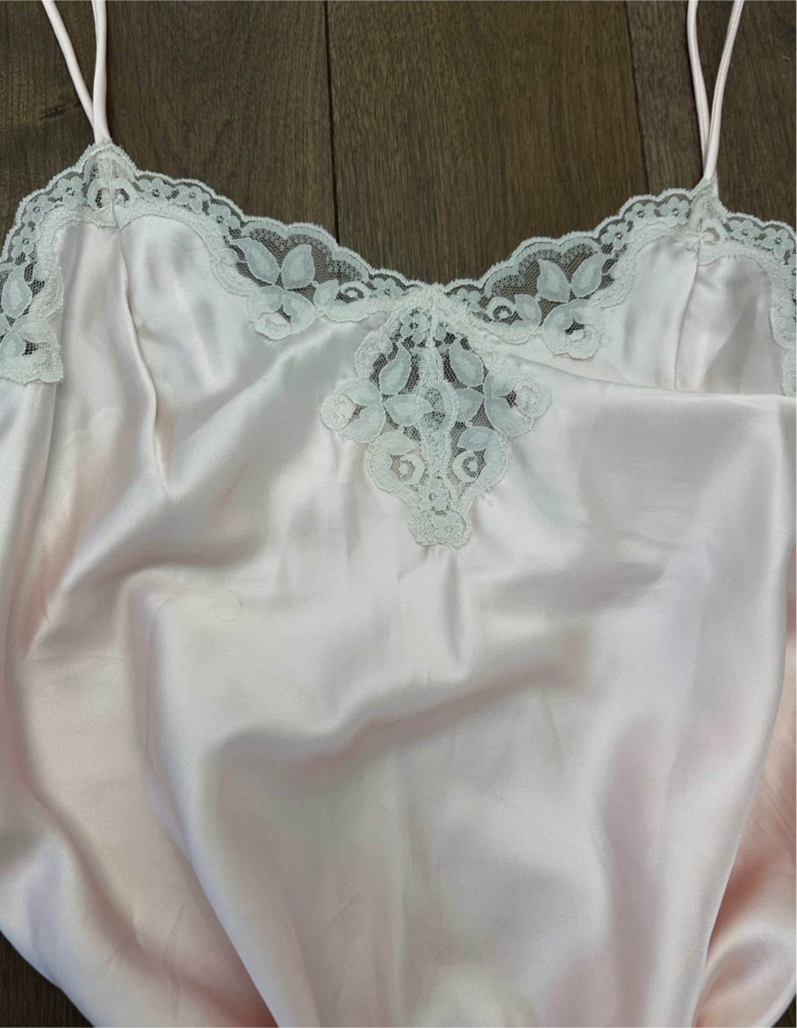 Vintage French Maid Pink Lace Trim Dress - photo 3