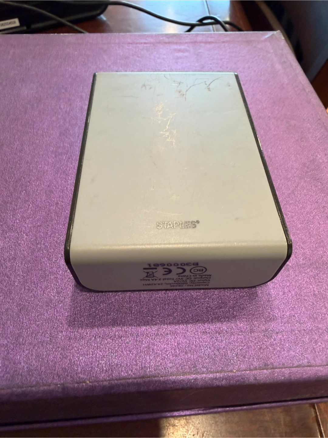 Staples Cell Phone Power Bank 6600mAh Model 28246 - photo 2
