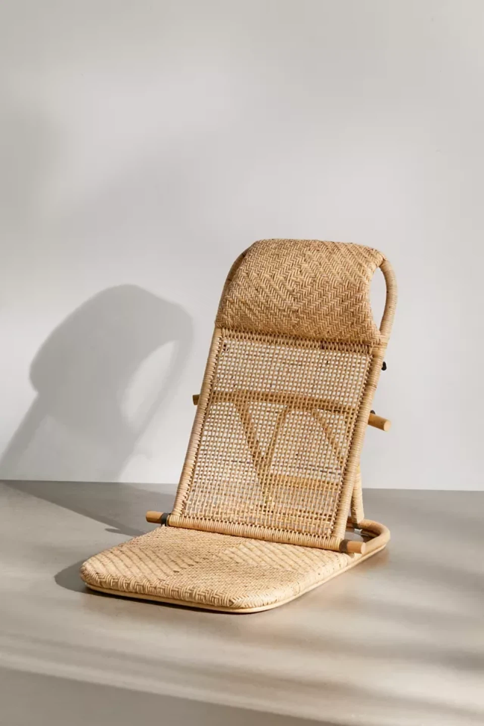 Urban Outfitters Tatami Woven Rattan Folding Chair