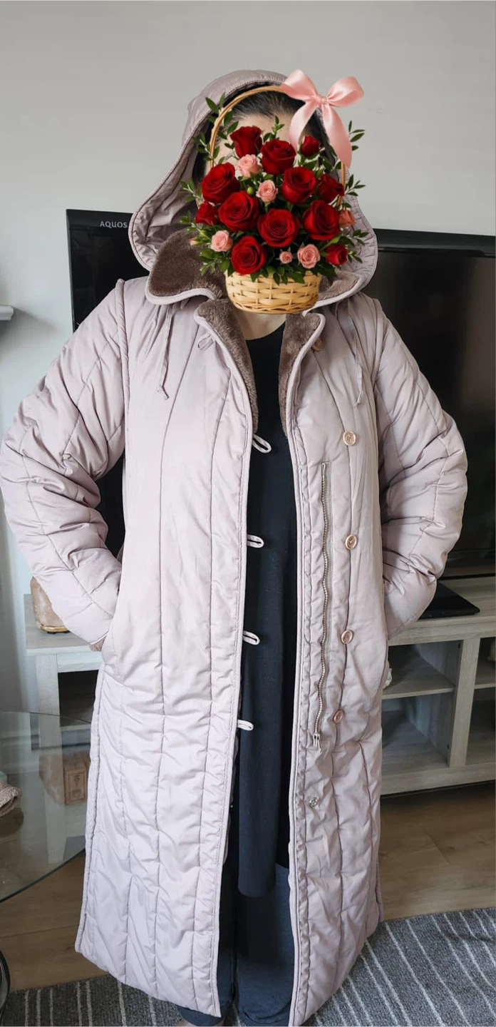 London Fog Quilted Puffer Coat with Faux Fur Trim - photo 4