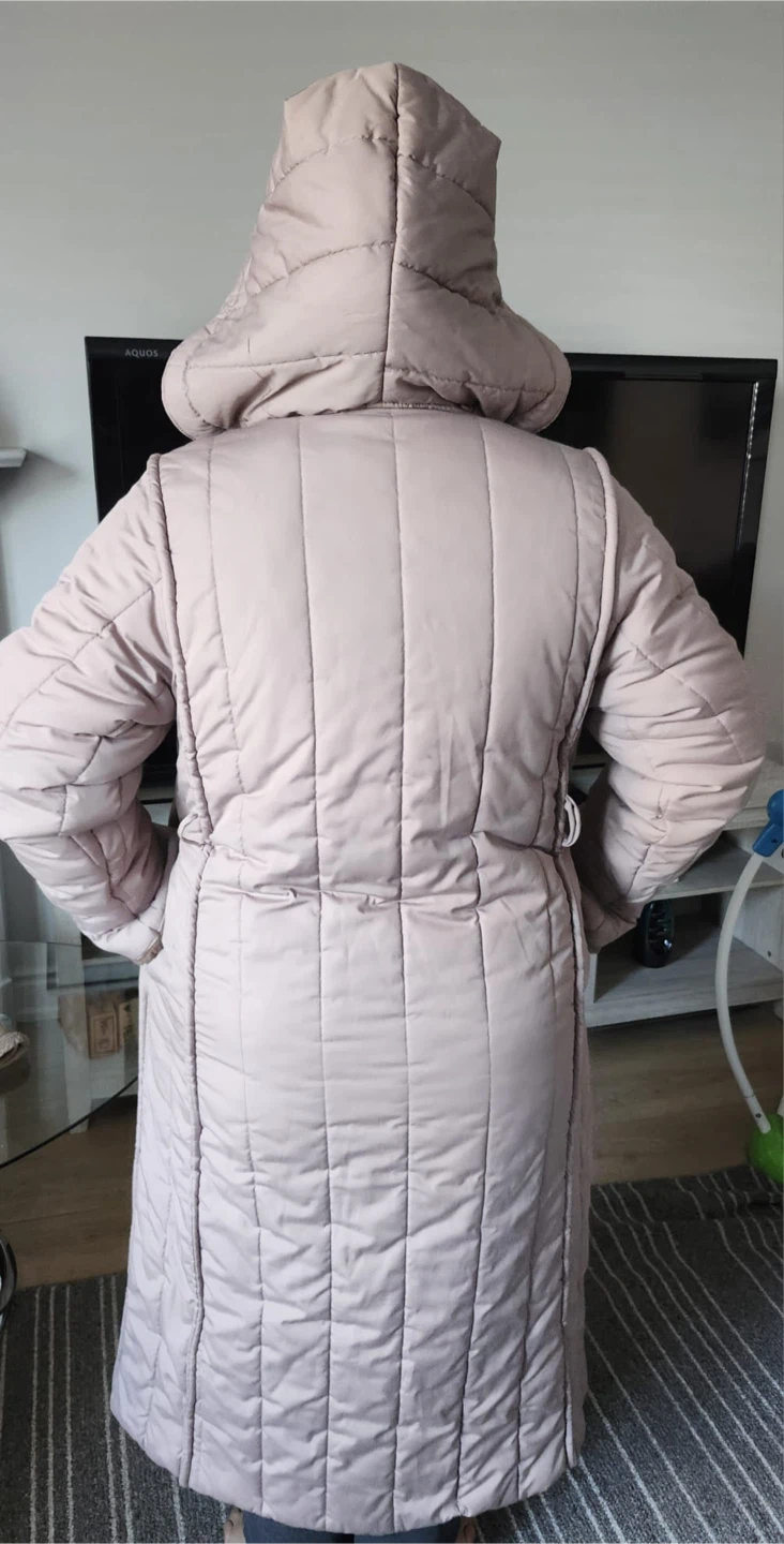 London Fog Quilted Puffer Coat with Faux Fur Trim - photo 2