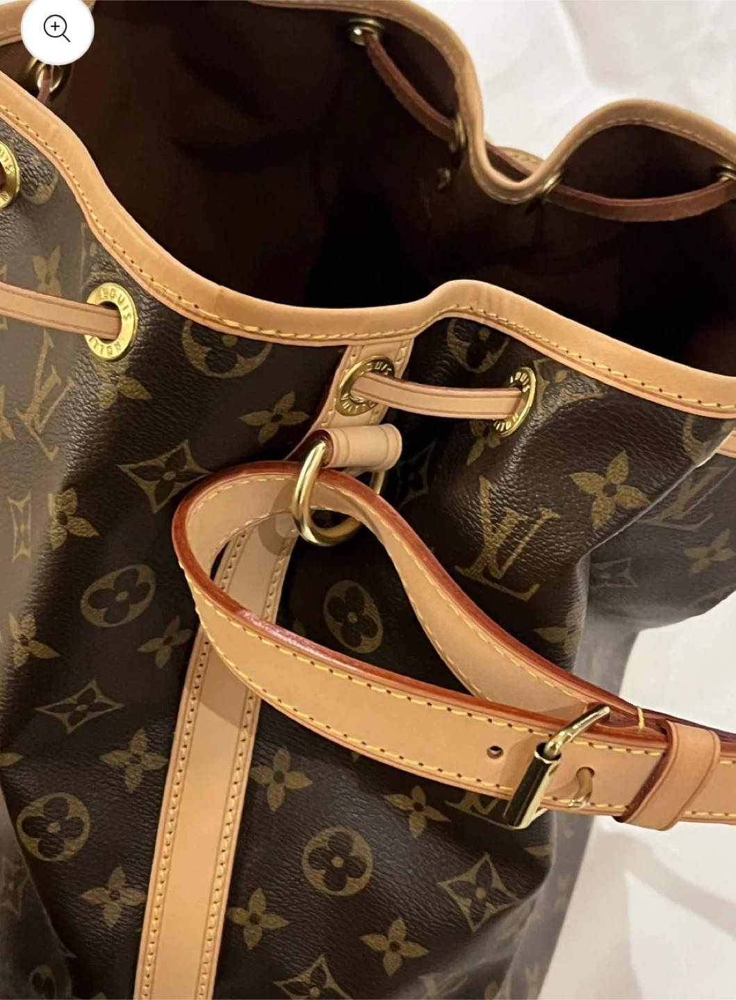 Authentic Louis Vuitton Monogram Bucket Bag - photo 3