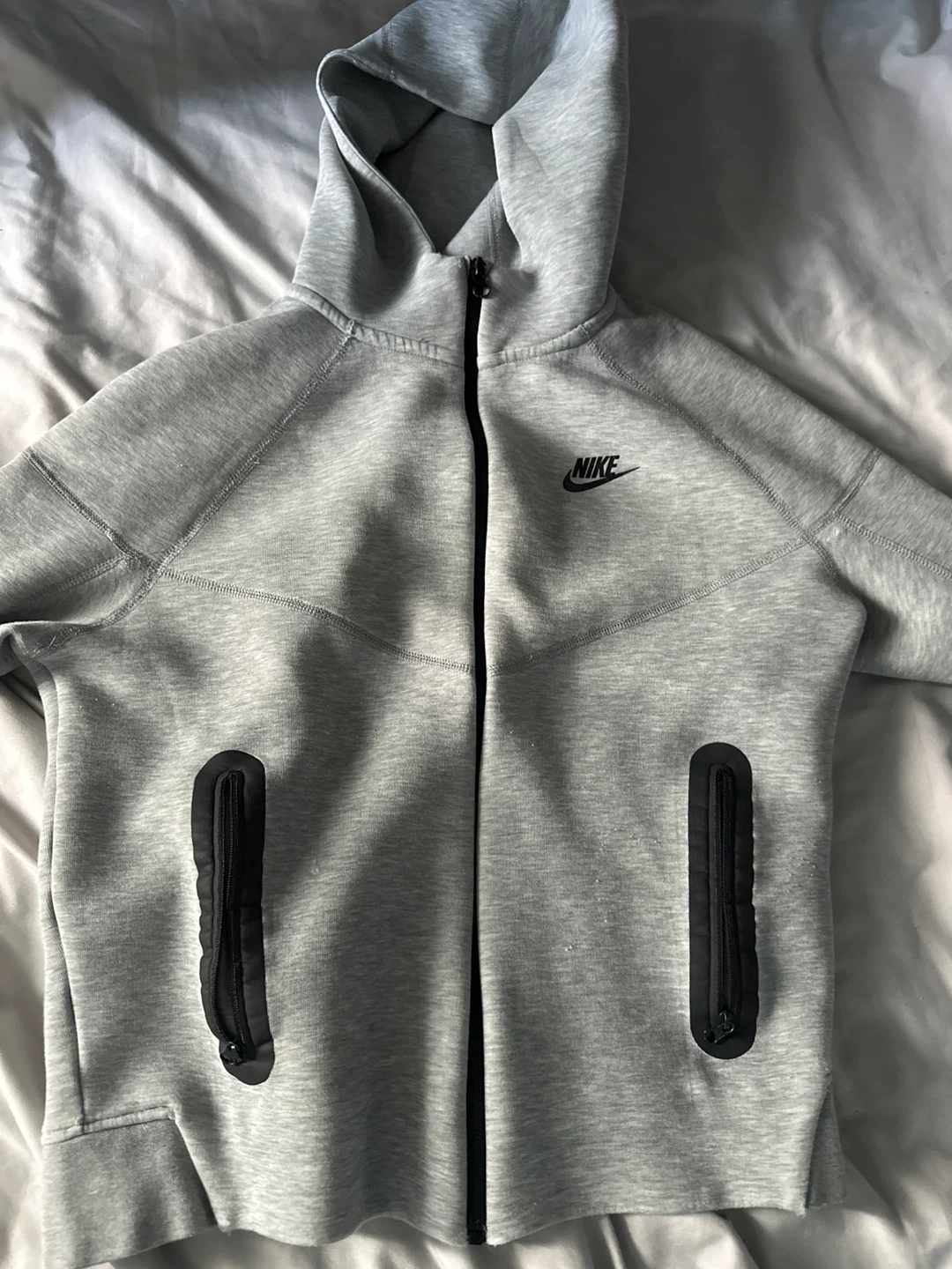 Nike Tech Fleece Hoodie Grey Large