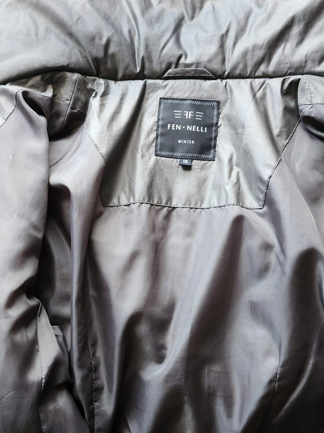 FEN NELLI Winter Coat - Silver - Size M - photo 4