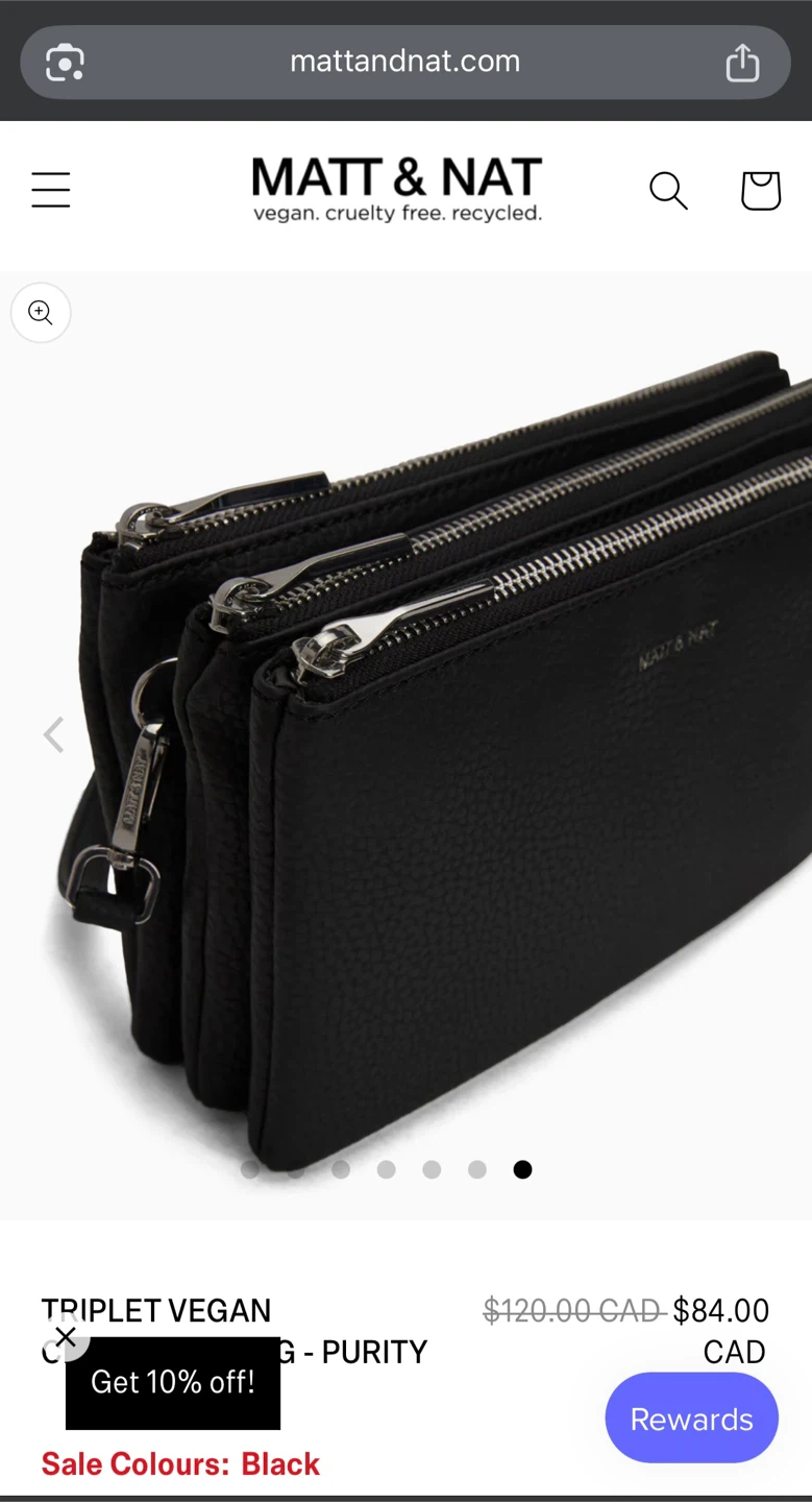 Matt & Nat Triplet Vegan Crossbody Bag - photo 3