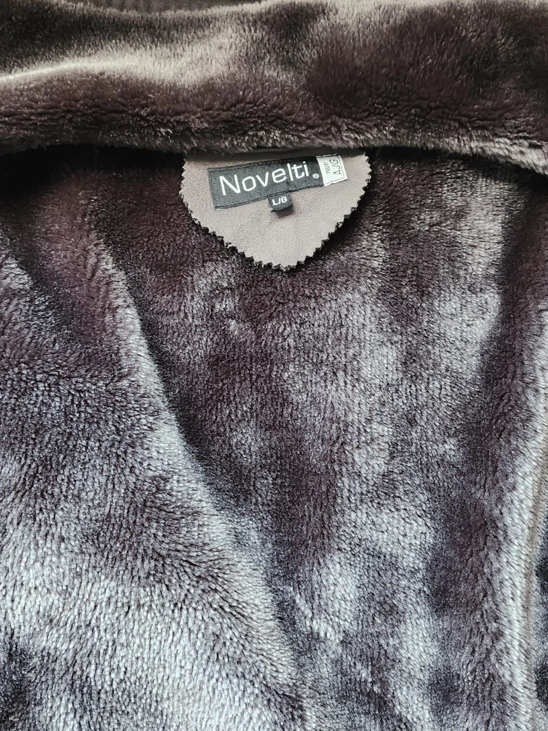 Novelty L/G Grey Suede-like Maxi Coat - photo 4