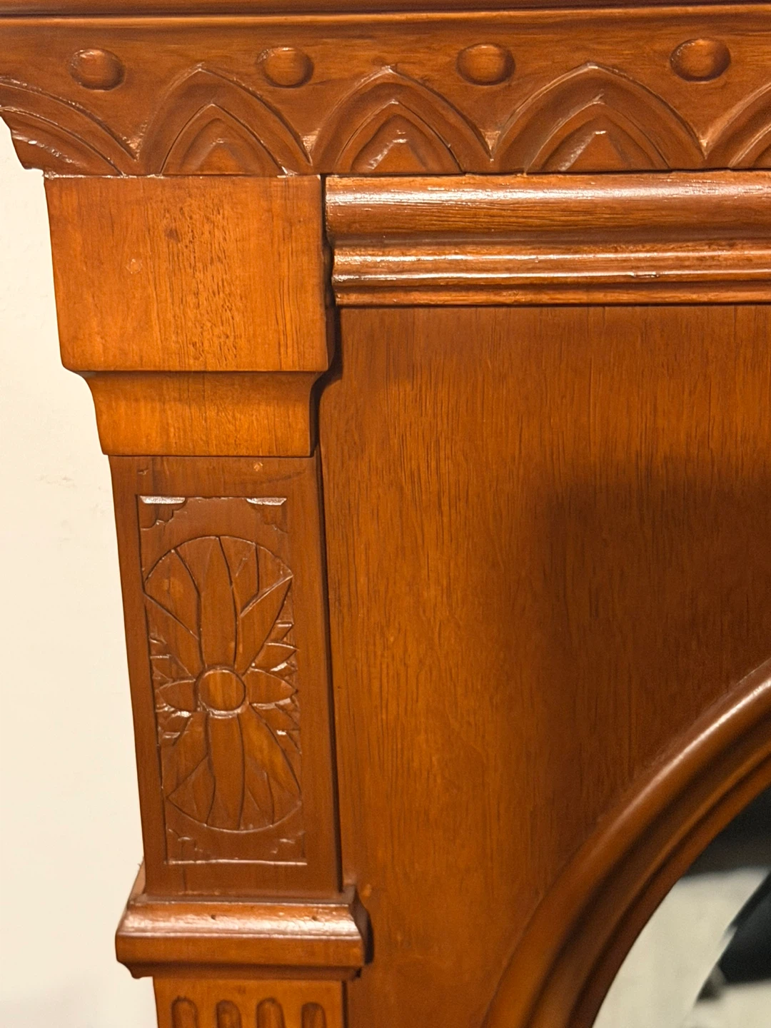 Wooden Framed Mirror - photo 3