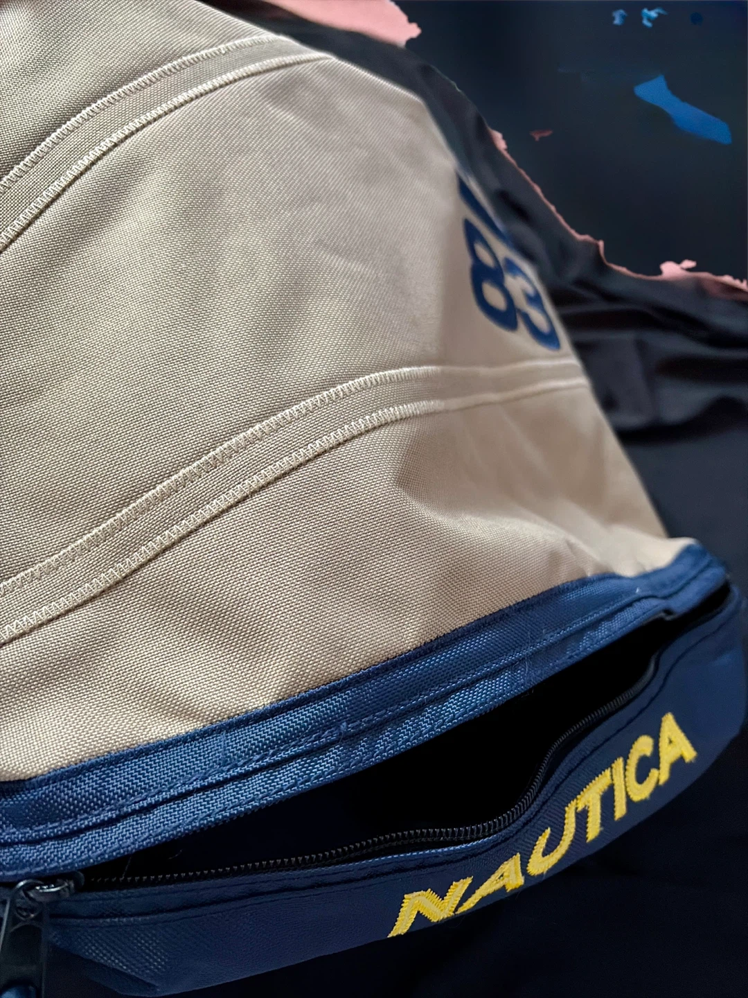 Nautica Backpack - Beige/Navy - photo 2