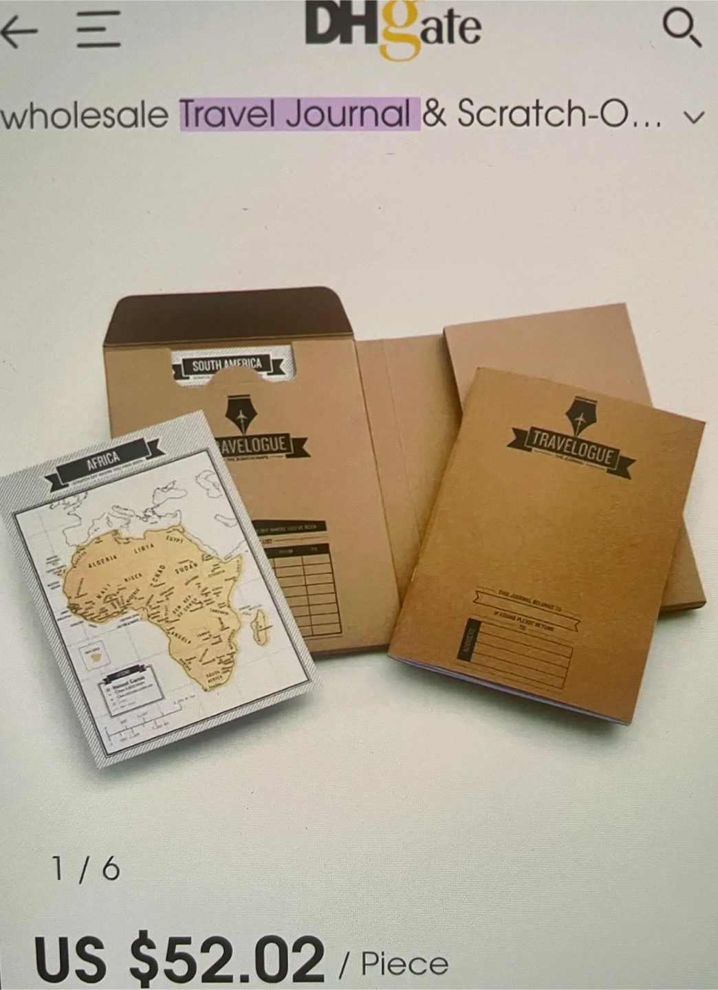 Luckies of London Travelogue Journal & Scratch Map Set - photo 5