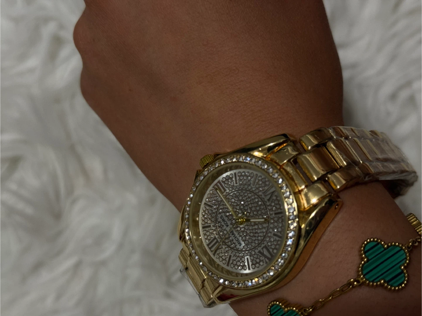 Michael Kors Gold Watch with Crystal Accents - photo 2