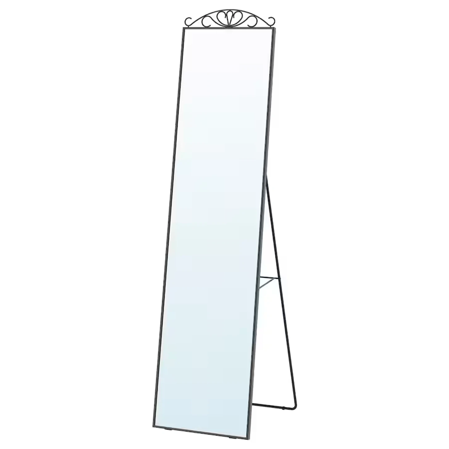 Full Length Standing Mirror with Decorative Top - photo 2