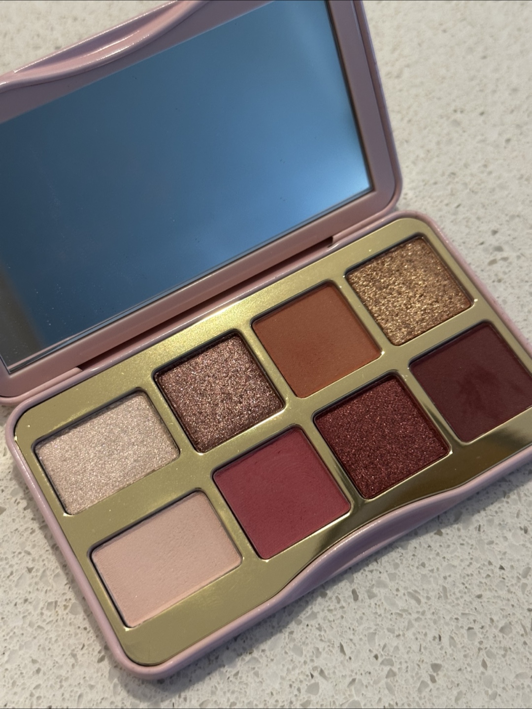 Too Faced Let's Play Eyeshadow Palette w/ a free mac lipstick - photo 2