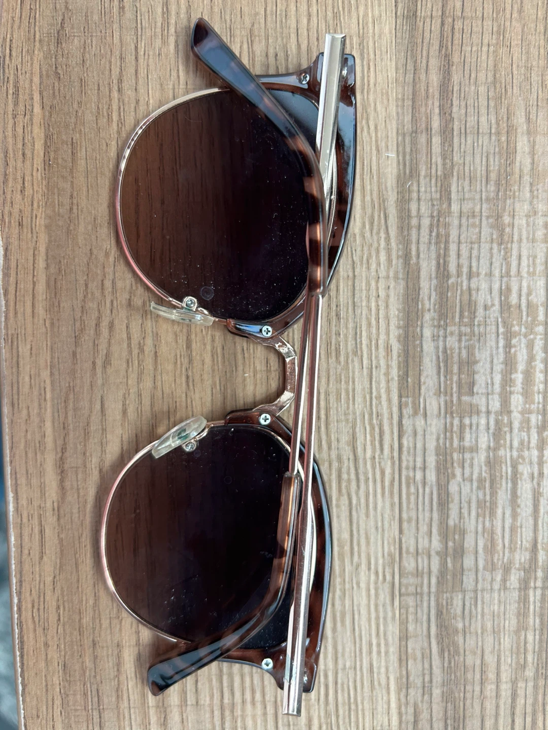 Tortoiseshell Round Sunglasses - photo 2