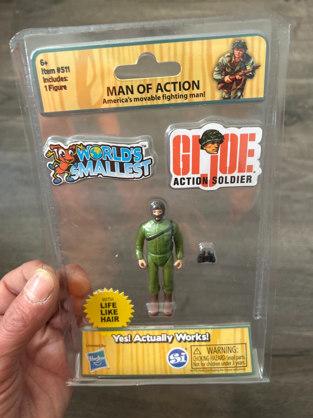 G.I. Joe Man of Action World's Smallest Action Soldier Figure