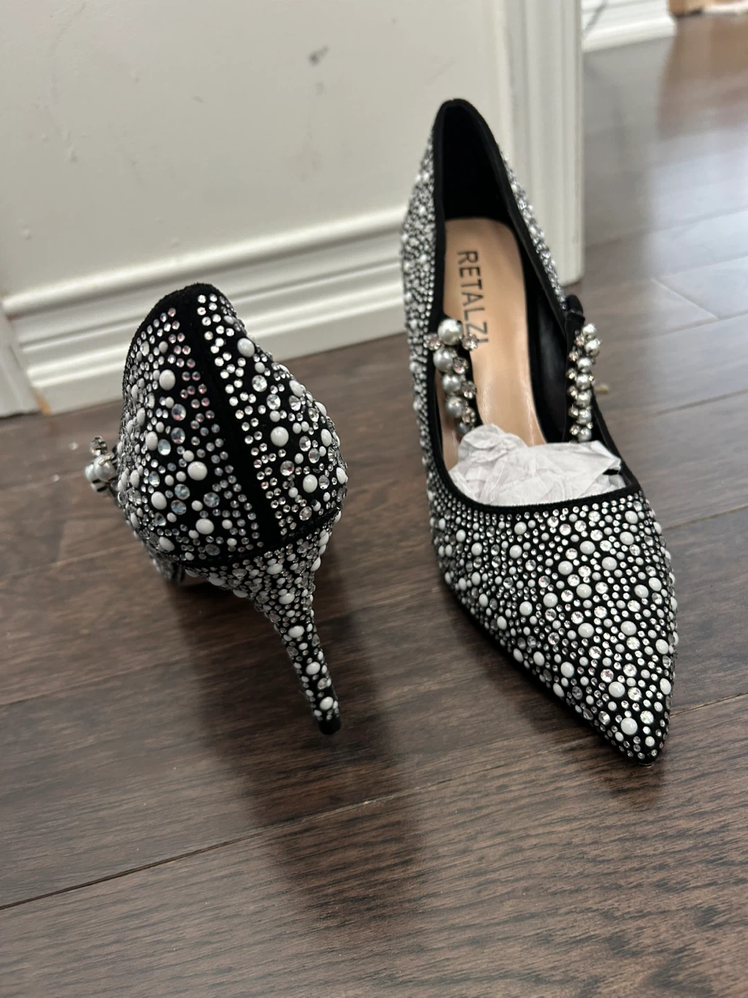 RETALZI Women's Embellished Stiletto Heels - photo 3