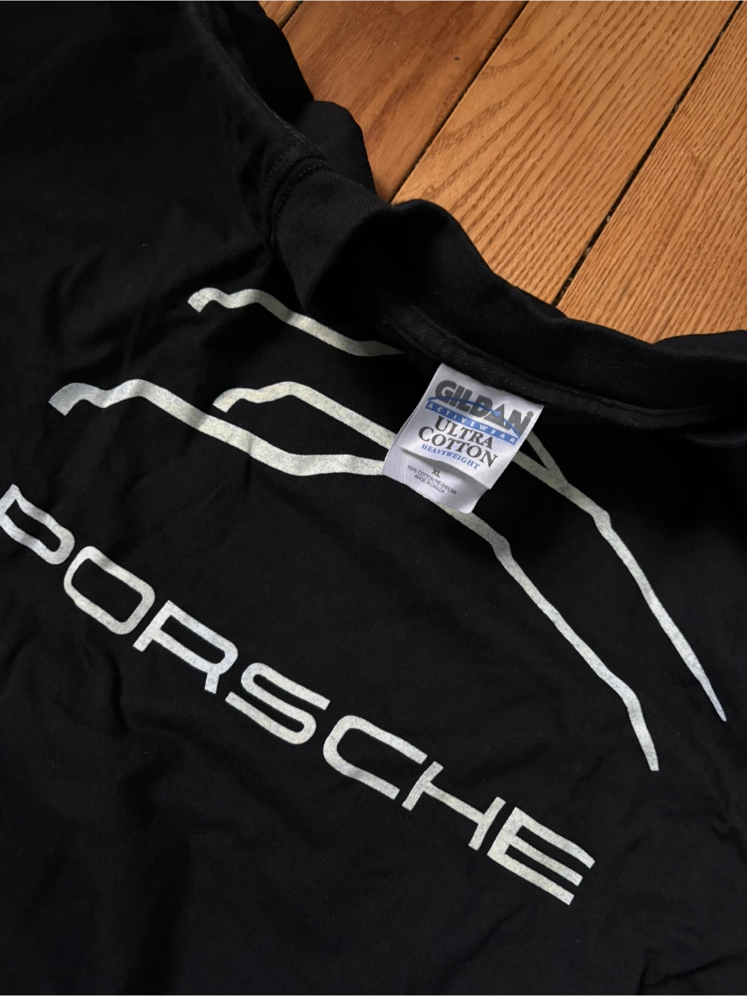 Vintage Porsche car tee XL glow in the dark - photo 5