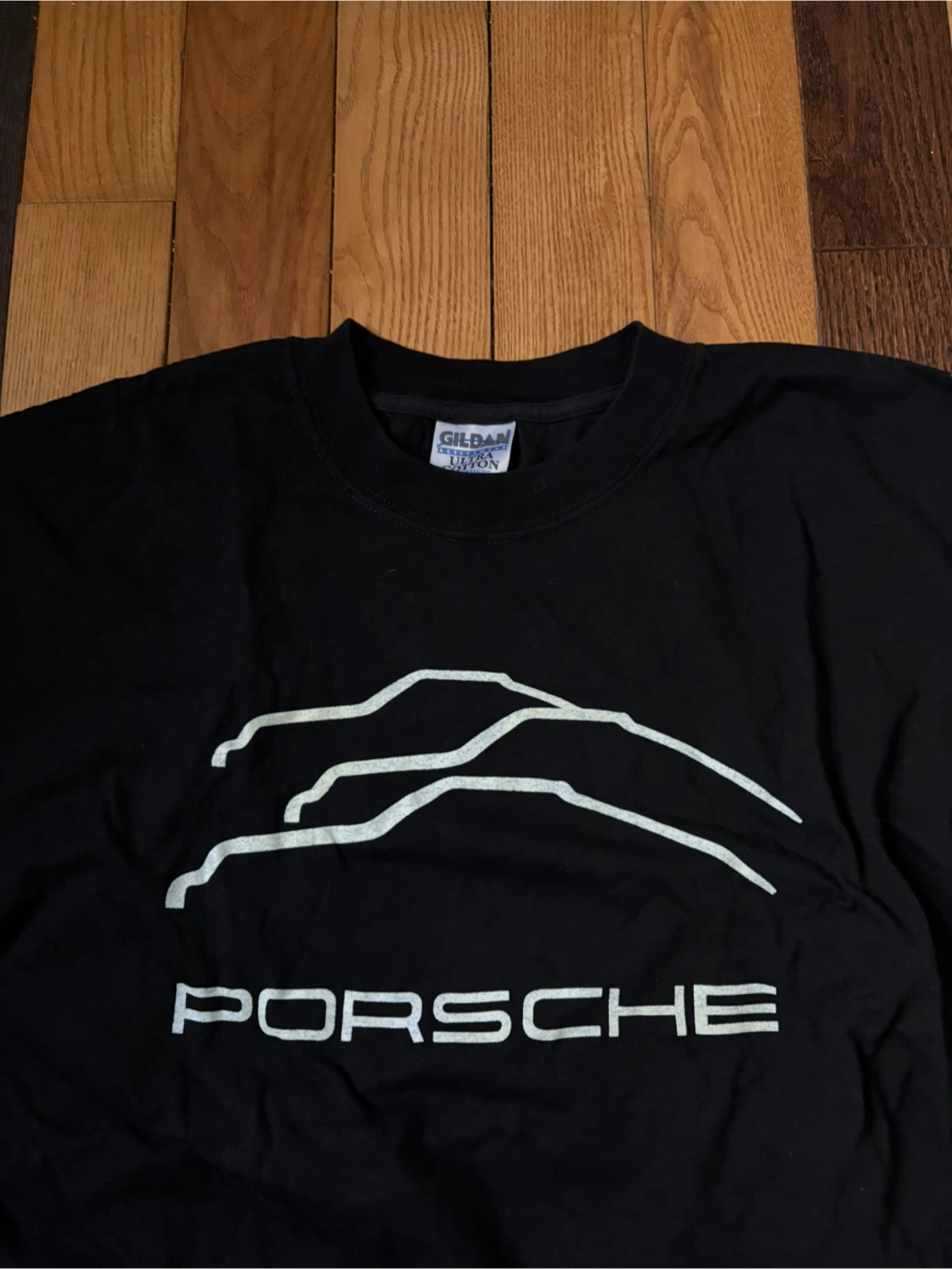 Vintage Porsche car tee XL glow in the dark - photo 3