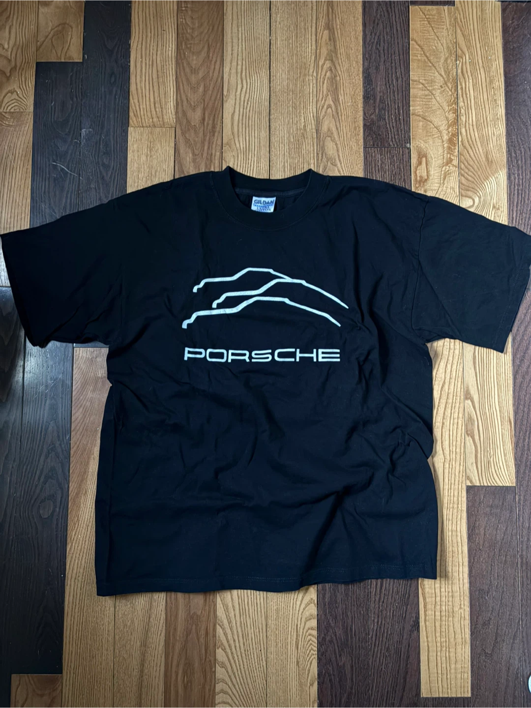 Vintage Porsche car tee XL glow in the dark - photo 2