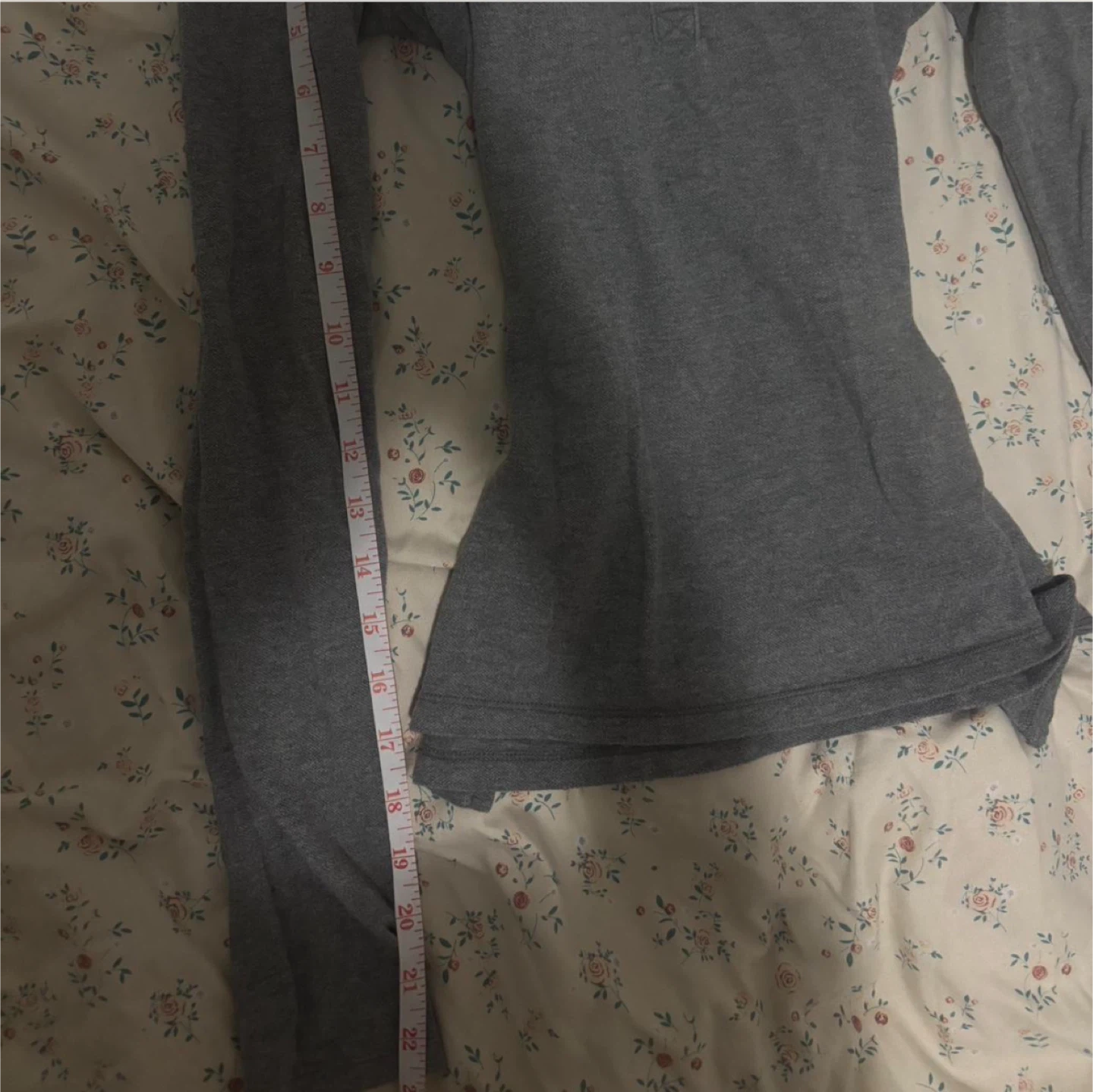 Hollister Long Sleeve Grey Polo Shirt - size  M - photo 4