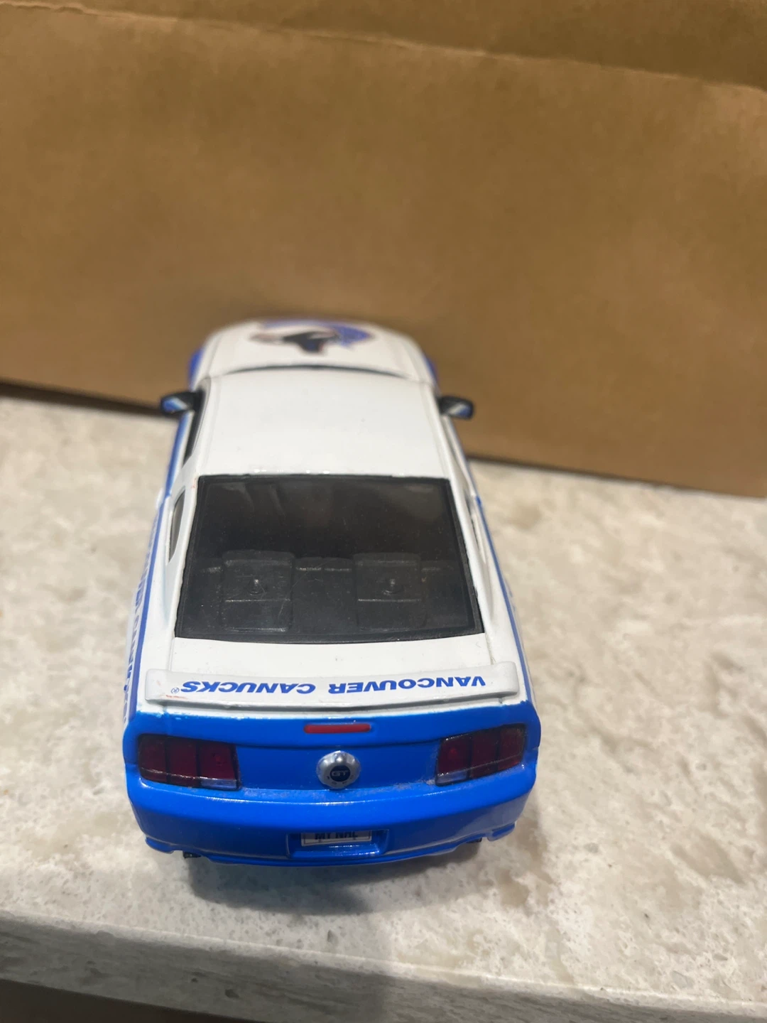 Ford Mustang Vancouver Canucks Diecast Model Car - photo 3