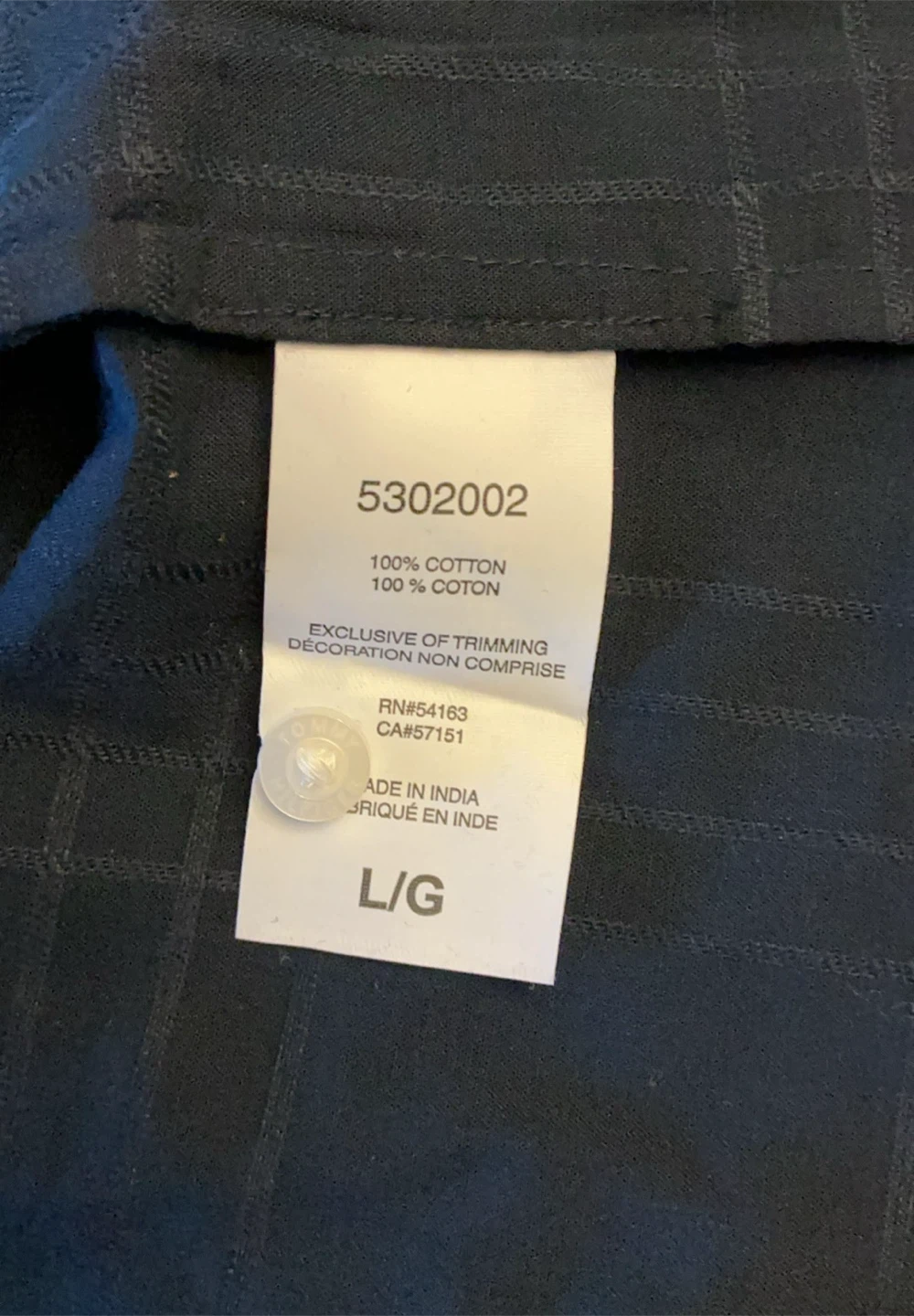 Tommy Hilfiger Men's Button-Up Shirt - Size L/G - photo 4