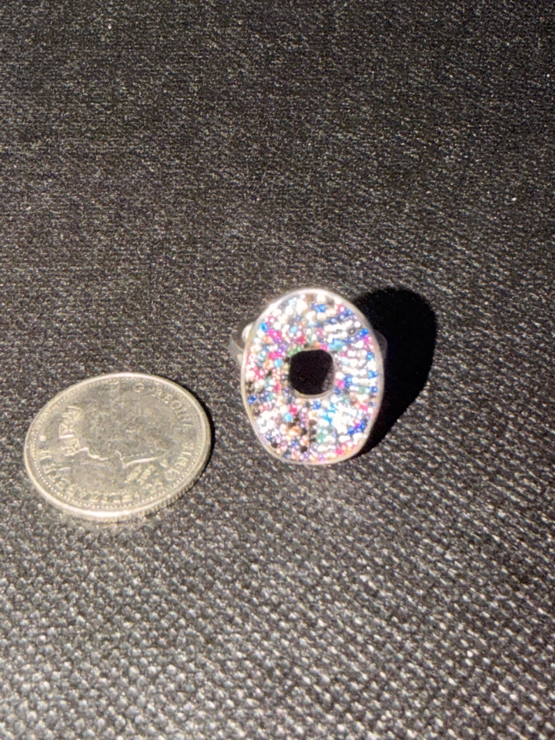 Sparkly  Sterling silver 925 Ring size 6 - photo 2