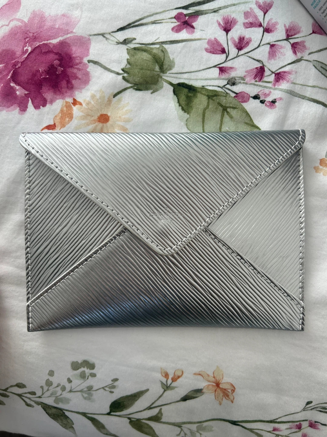 Louis Vuitton Silver Envelope Clutch