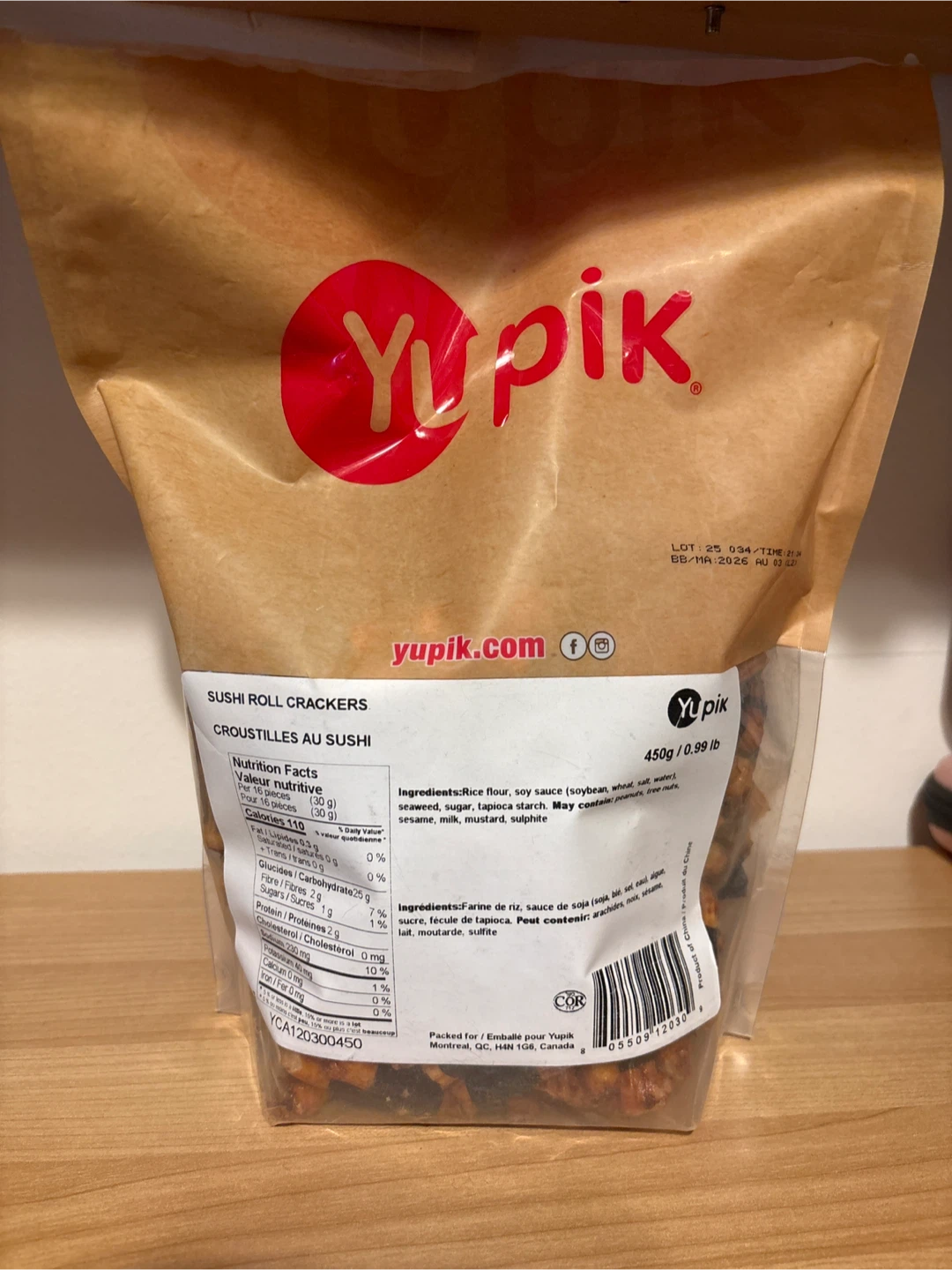 Yupik Sushi Roll Crackers 450g - photo 2