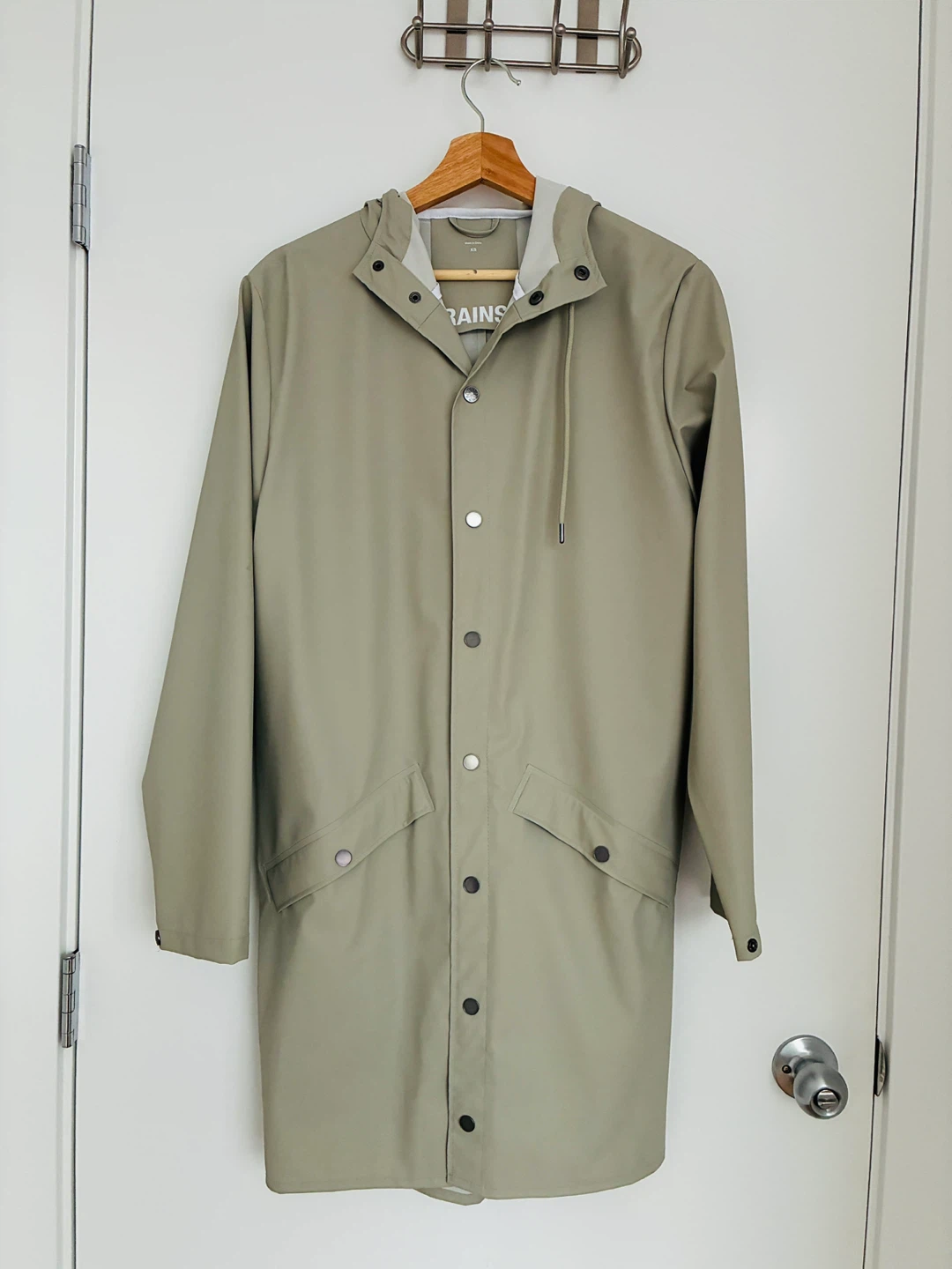 Rains Waterproof Jacket - Khaki XS