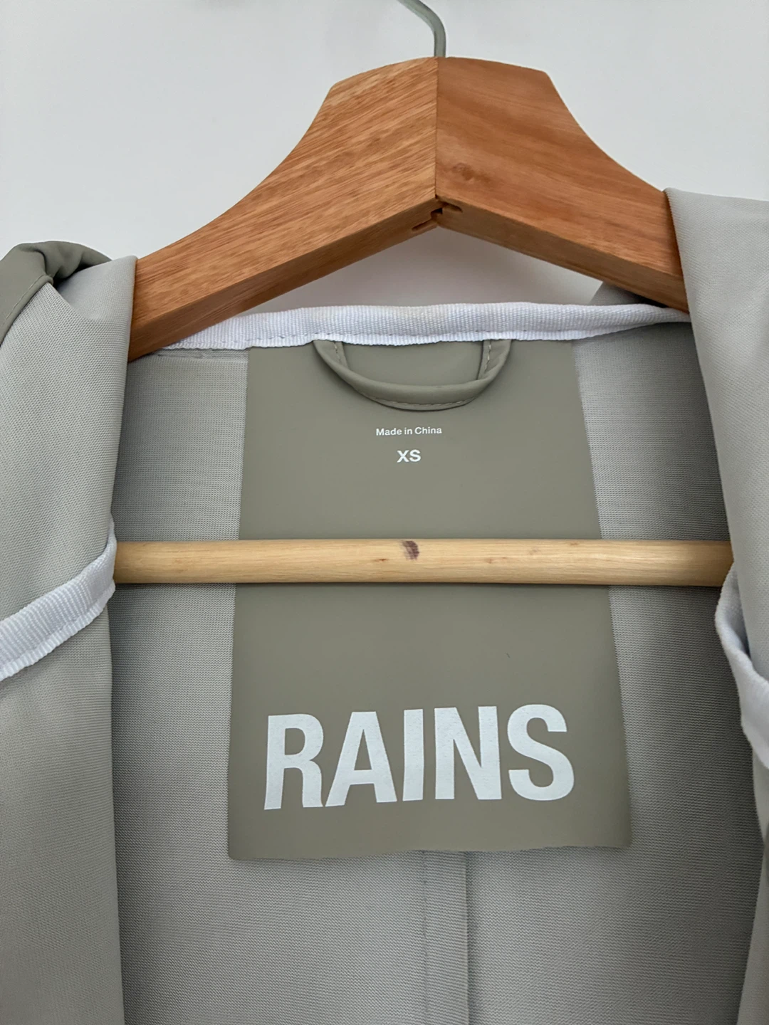 Rains Waterproof Jacket - Khaki XS - photo 2