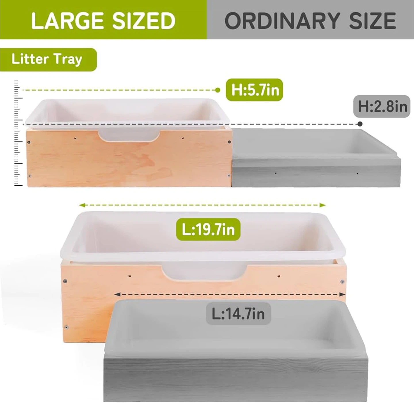 3 in 1 Extra Large Rabbit Hay Feeder with Litter Box - BNIB - photo 3