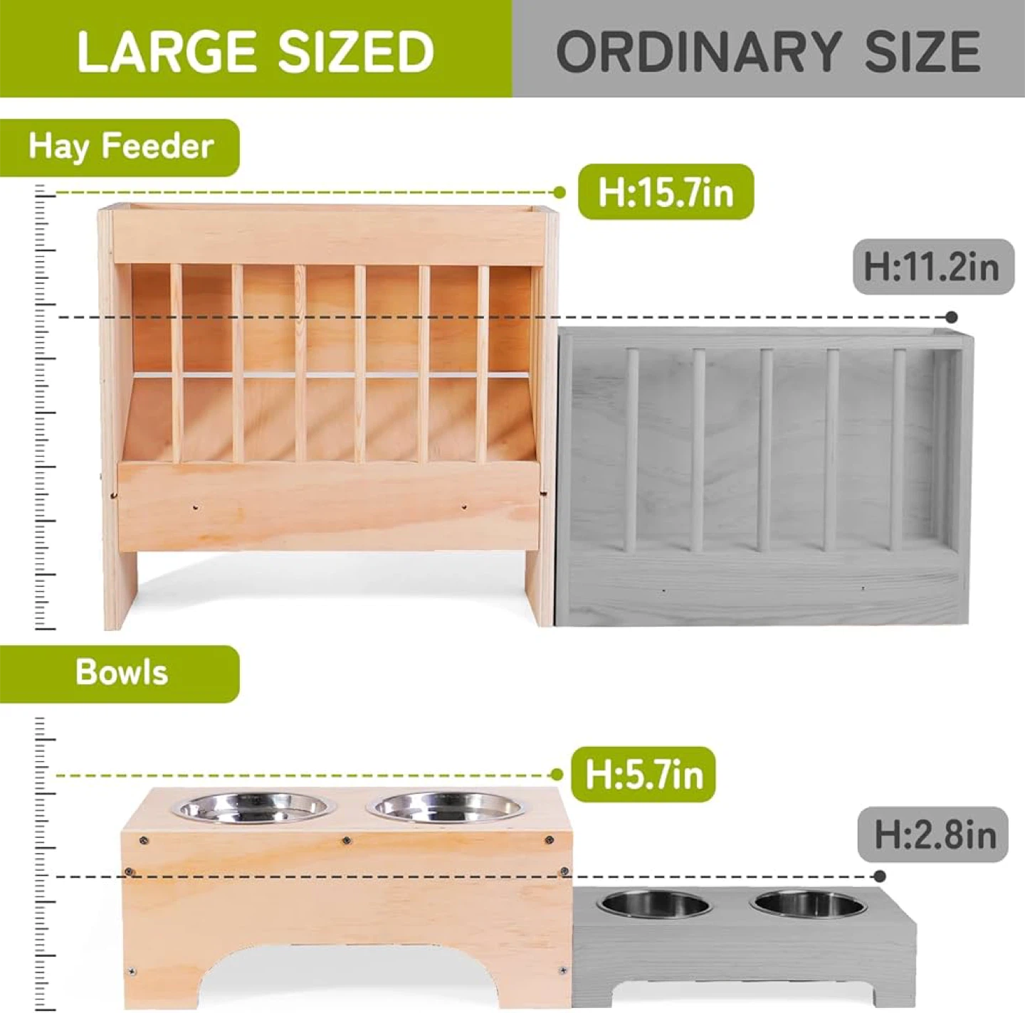 3 in 1 Extra Large Rabbit Hay Feeder with Litter Box - BNIB - photo 2