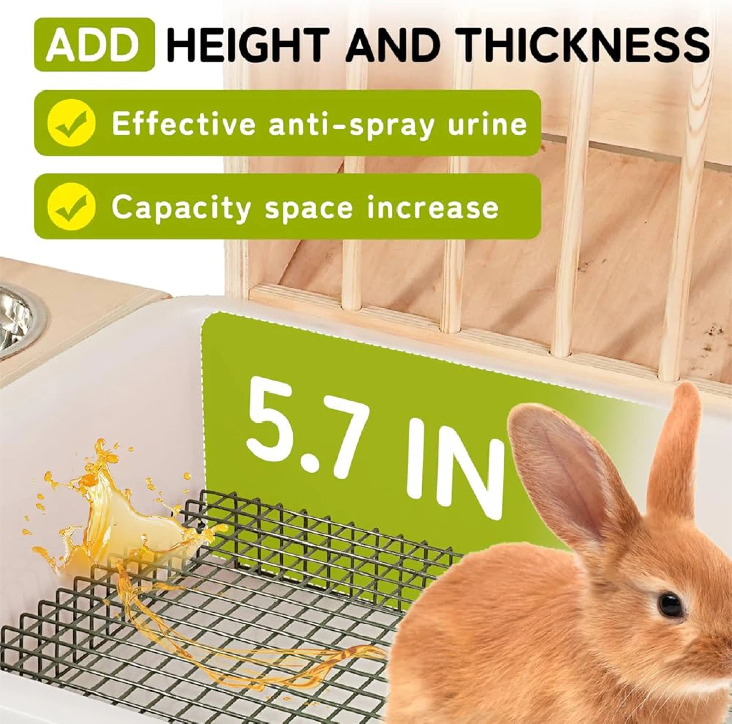 3 in 1 Extra Large Rabbit Hay Feeder with Litter Box - BNIB - photo 4